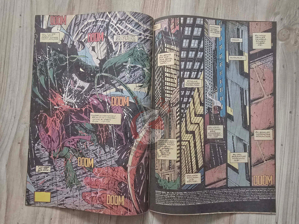 Spider-Man #5 1990s Turkish Comic Turkey Spider-Man #2 Todd McFarlane #3