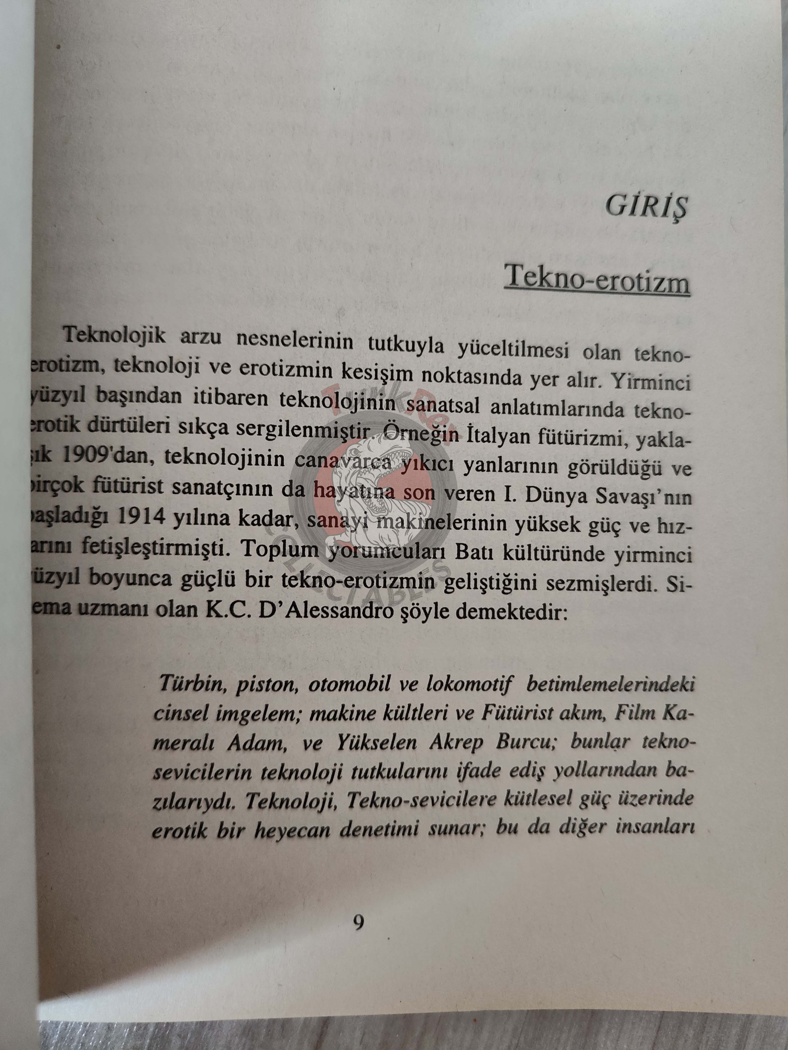 Claudia Springer – Electronic Eros 1998 1st Turkish Book Turkey