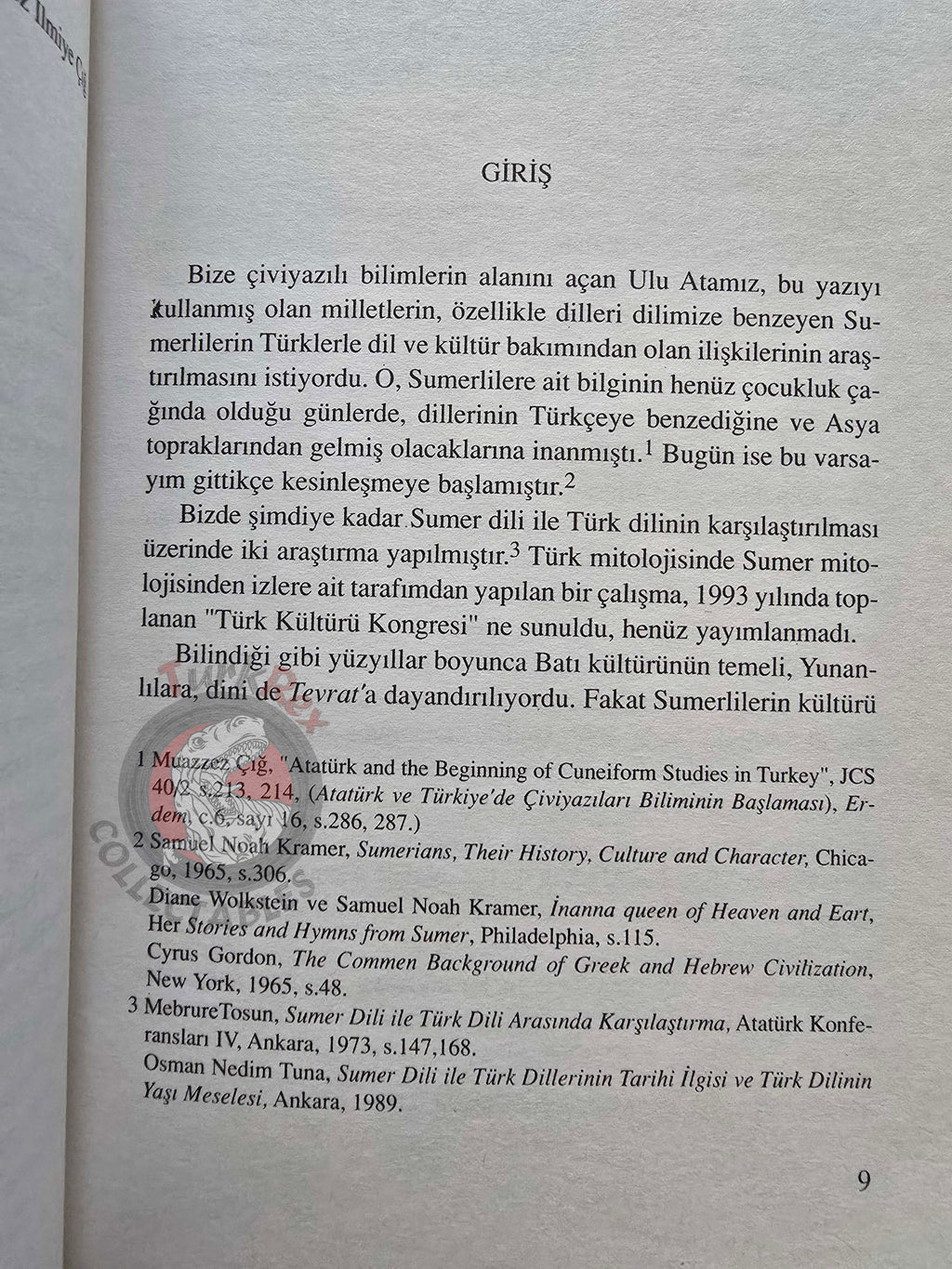 Muazzez İlmiye Çığ – The Sumerian Origin of the Koran, the Bible and the Torah 2008 Turkish Book Turkey