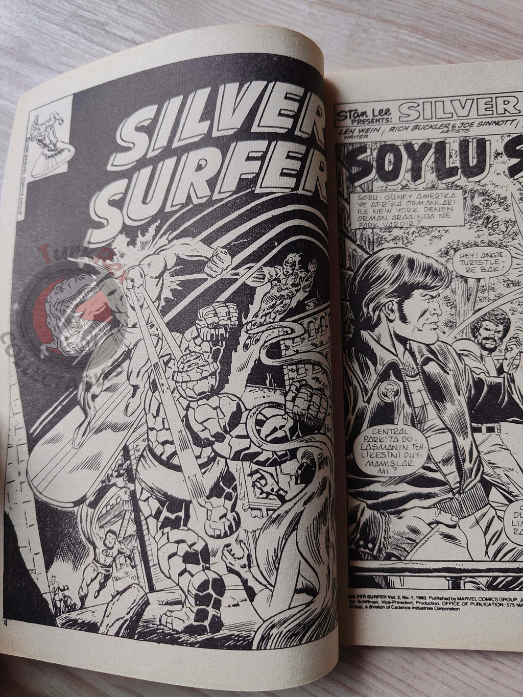 Silver Surfer #10 1988 Turkish Comic Turkey Fantastic Four #155 #156 #157 Fantasy Masterpieces #12
