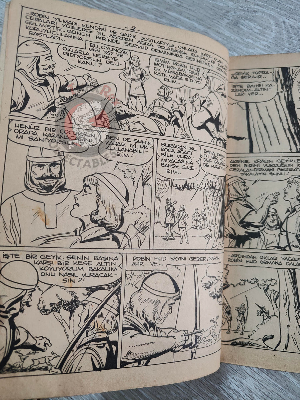 Robin Hood 1962 Turkish Comic Turkey Classics Illustrated