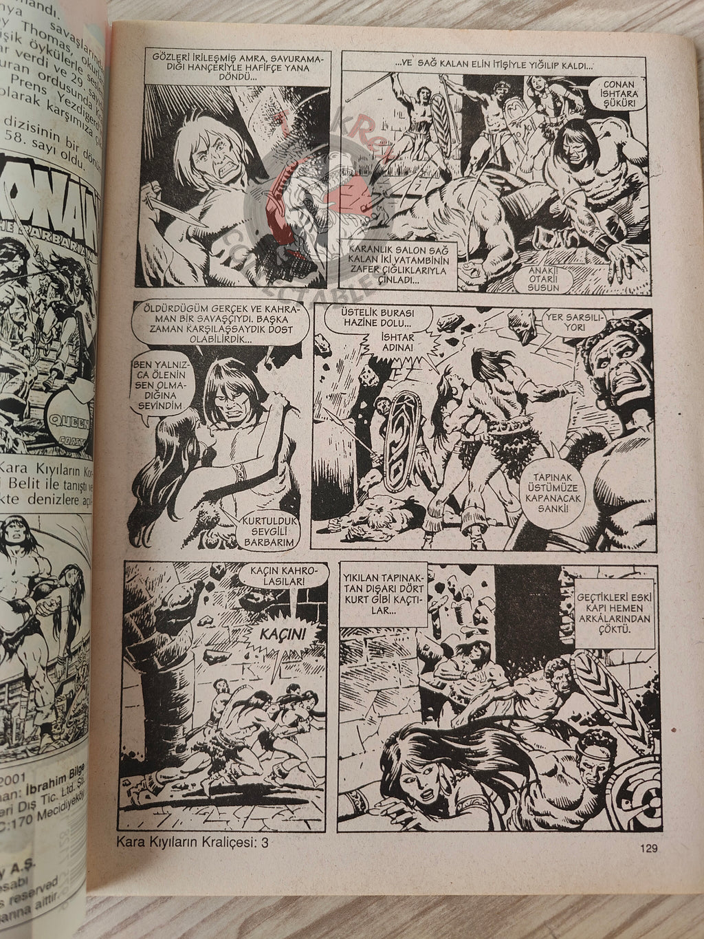 Conan The Barbarian #3 2001 Turkish Comic Turkey #65 #66 #67 #68