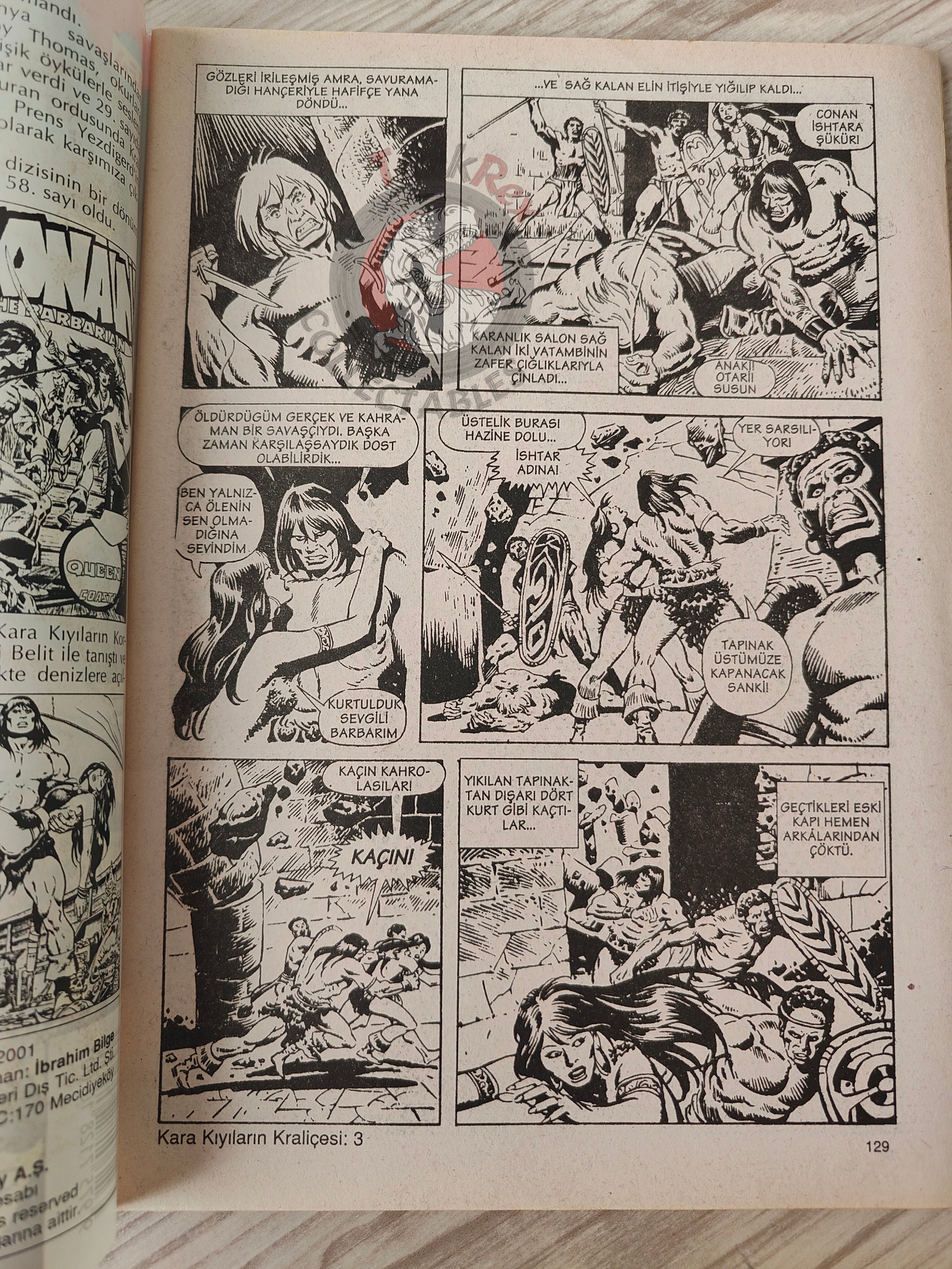 Conan The Barbarian #3 2001 Turkish Comic Turkey #65 #66 #67 #68