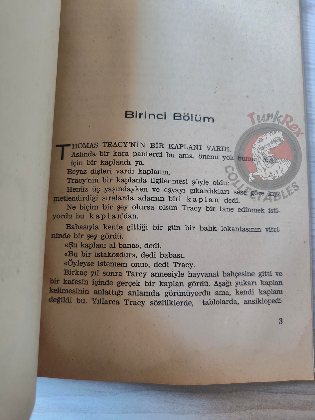 William Saroyan – Tracy's Tiger 1964 1st Turkish Book Turkey