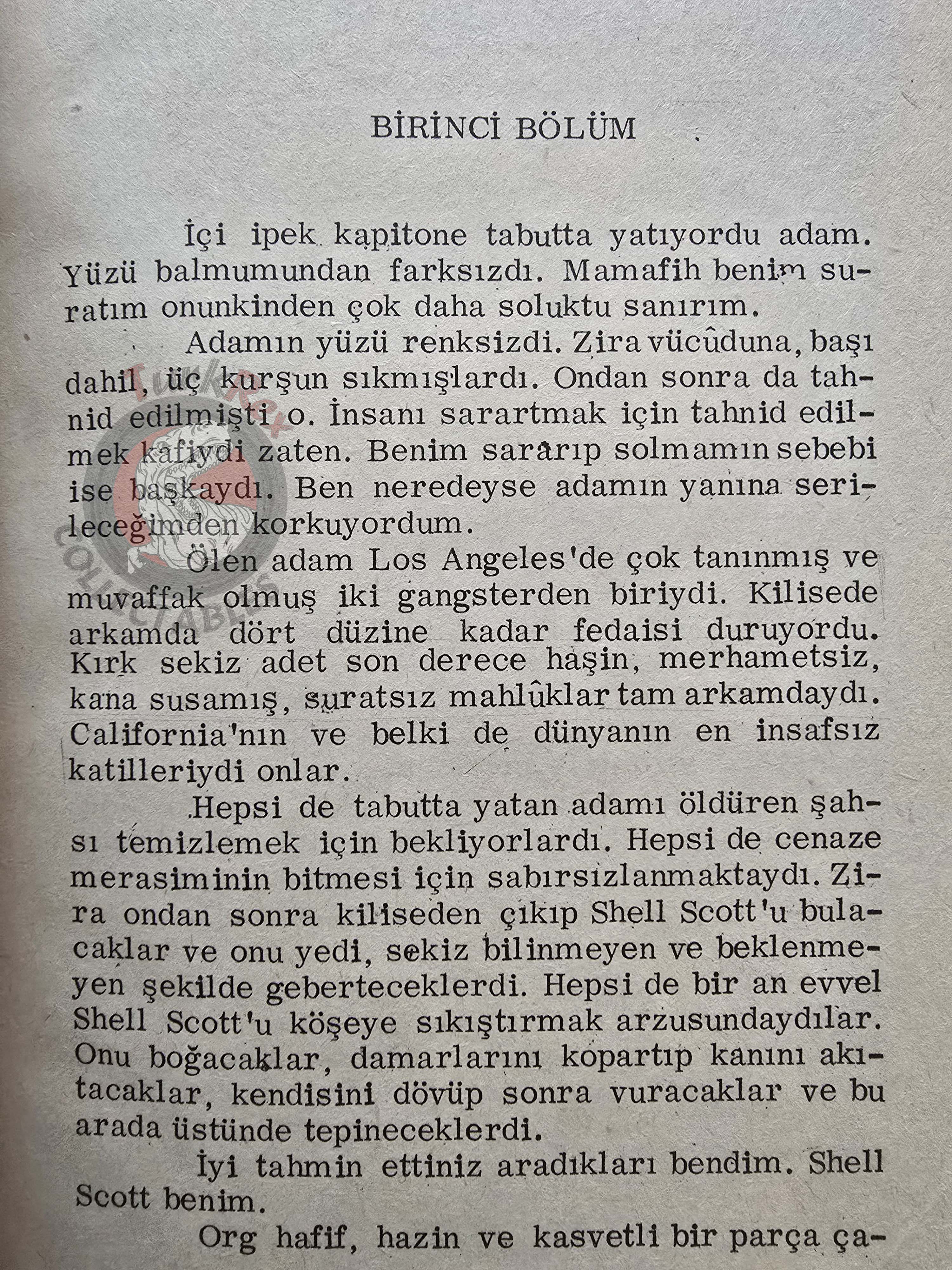 Richard S. Prather – Shell Scott The Trojan Hearse 1967 Turkish Book Turkey