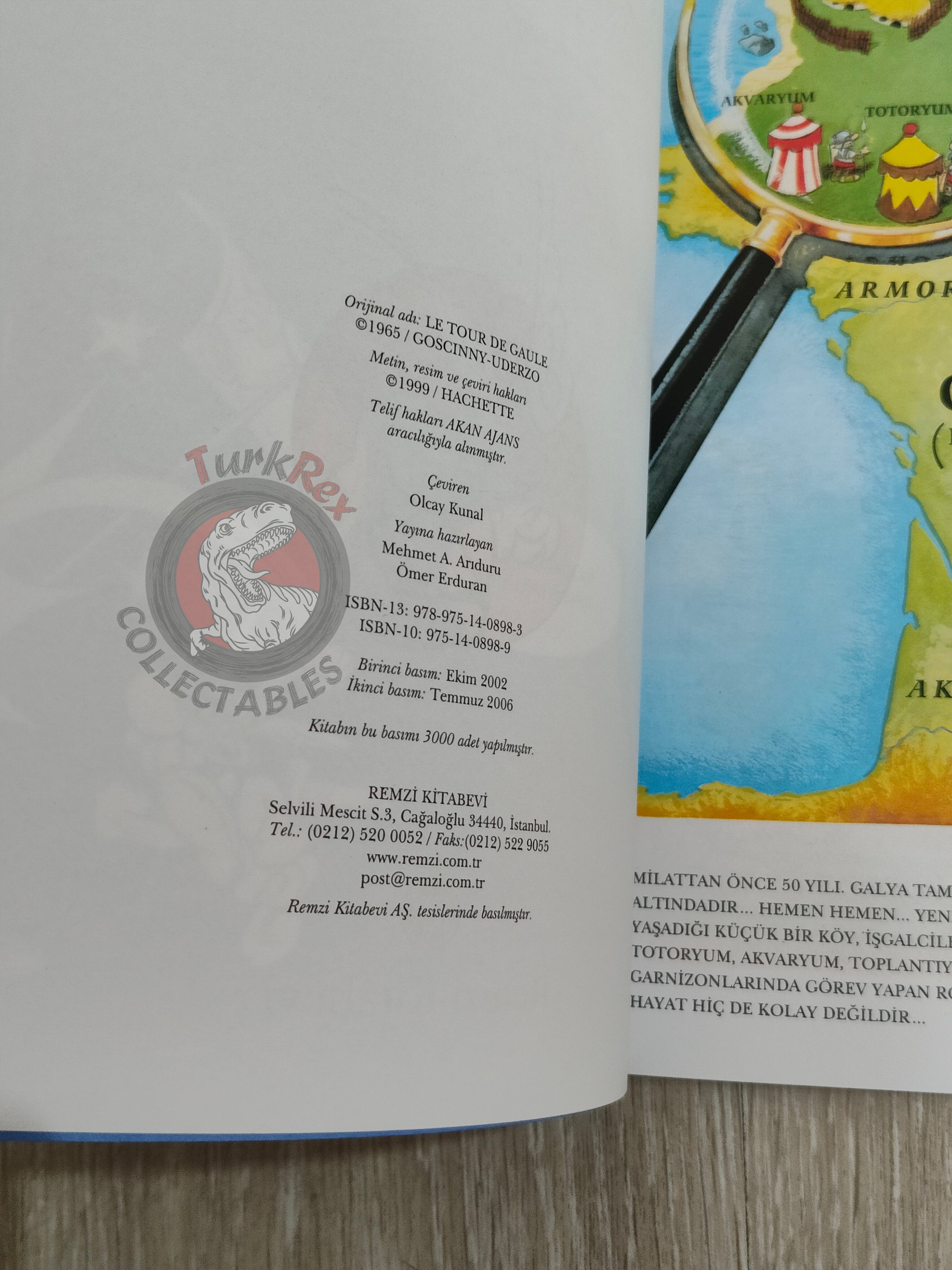 Asterix – Asterix and the Banquet 2006 1st Edition Turkish Edition Comic Turkey