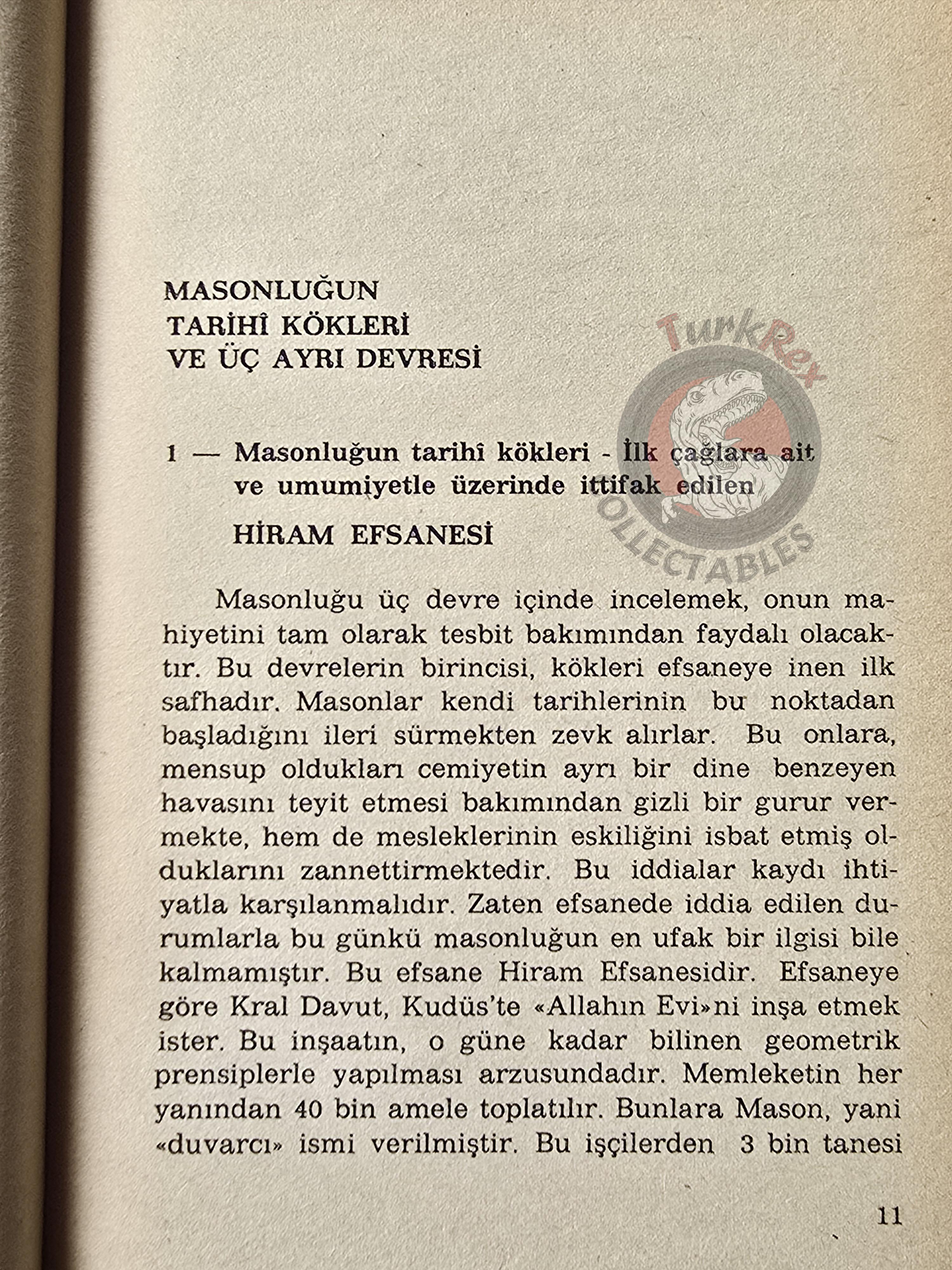Turkish Freemasonry and Freemasons 1978 Masonic Masons of Turkey Names