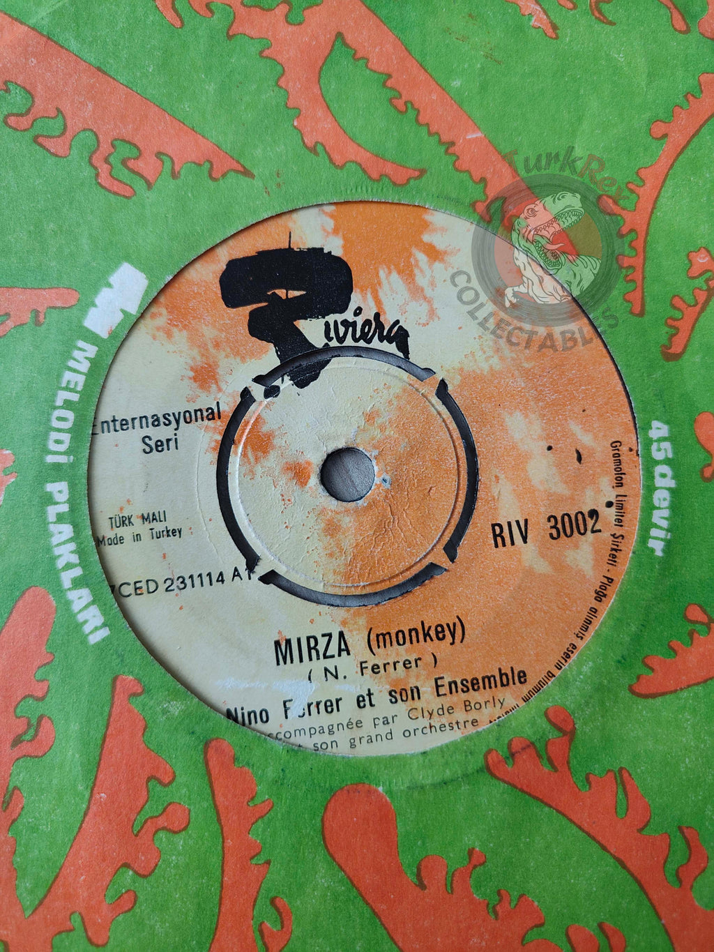 Nino Ferrer – Mirza 7" Turkish Pressing Vinyl Turkey Edition