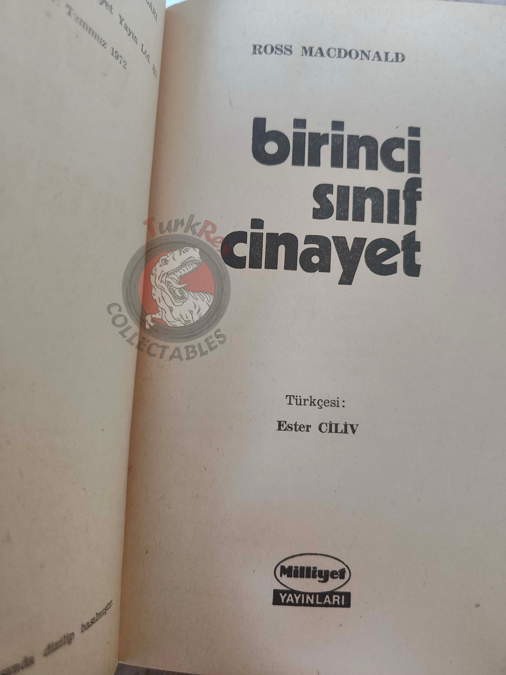 Ross Macdonald – The Doomsters 1972 1st Turkish Book Turkey