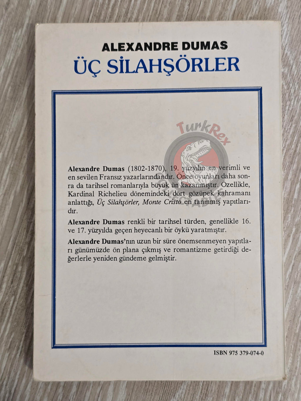 Alexandre Dumas – The Three Musketeers 1991 Turkish Book Turkey