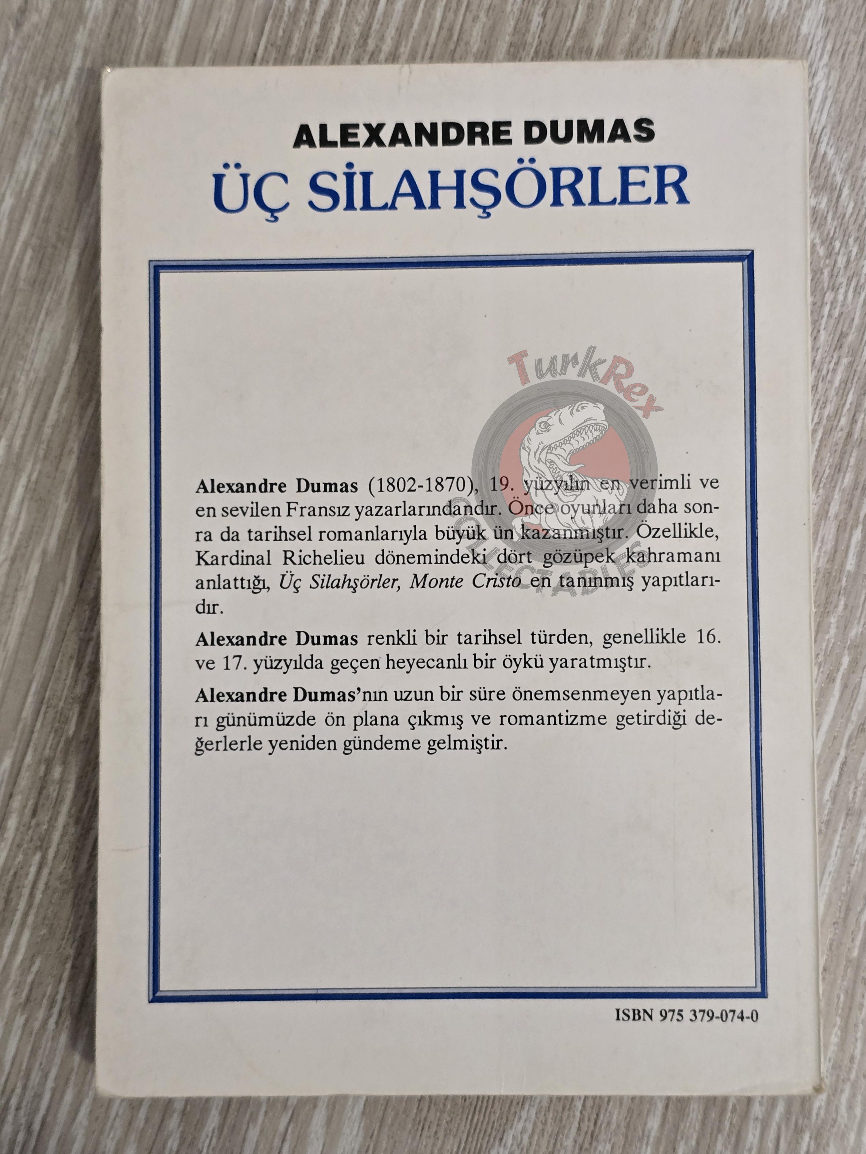 Alexandre Dumas – The Three Musketeers 1991 Turkish Book Turkey