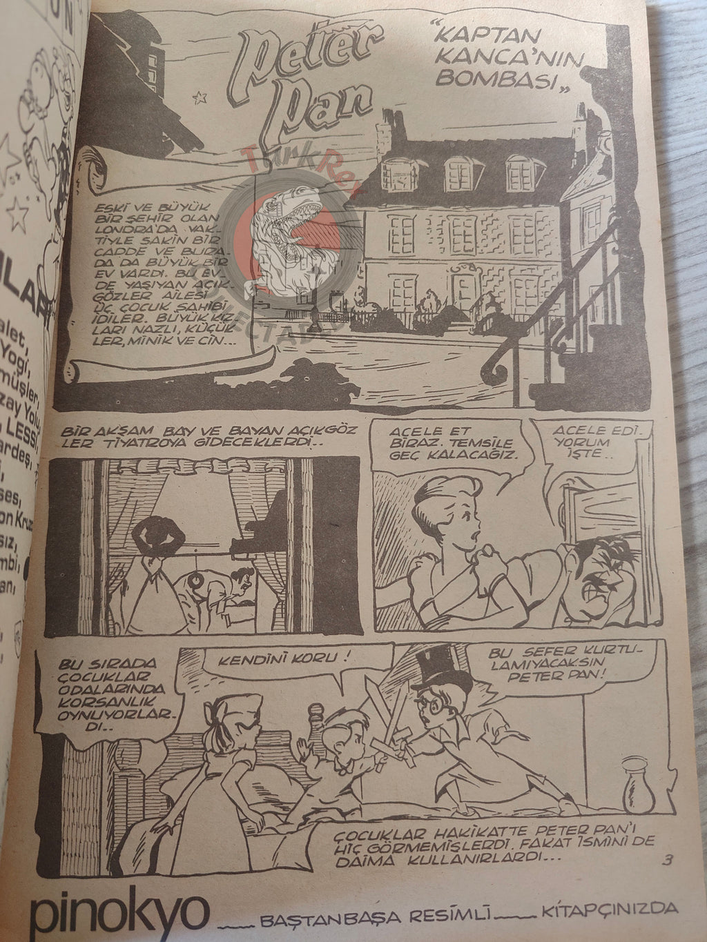 Peter Pan –  Altın Seri #24 80s Turkish Comic Turkey Walt Disney