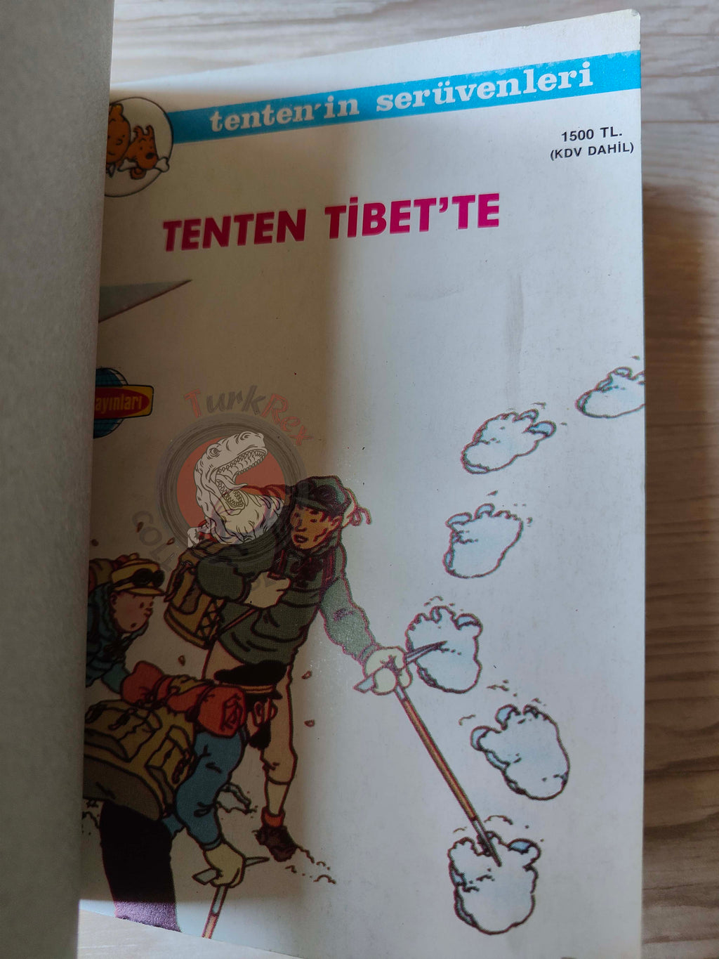 Tintin – Tintin In Tibet & The Castafiore Emerald late 1980s Turkish Edition Comic Turkey