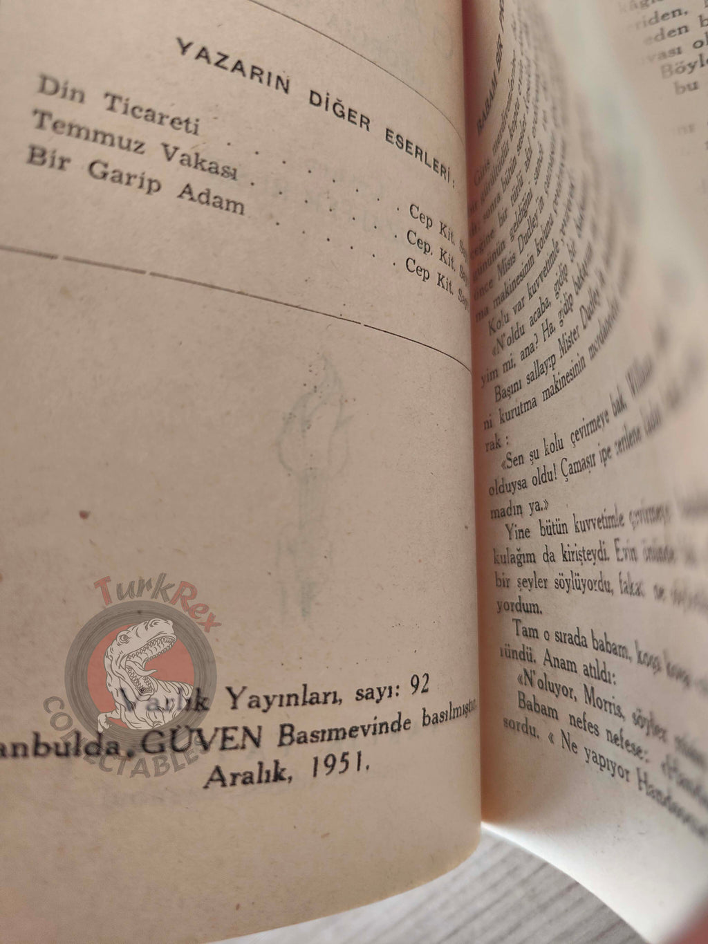 Erskine Caldwell – Georgia Boy 1951 1st Turkish Book Turkey