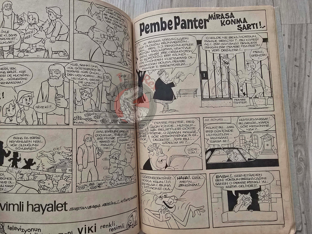 TV Heroes #7 Heidi Pink Panther Gulliver’s Travels Turkish Comic Turkey