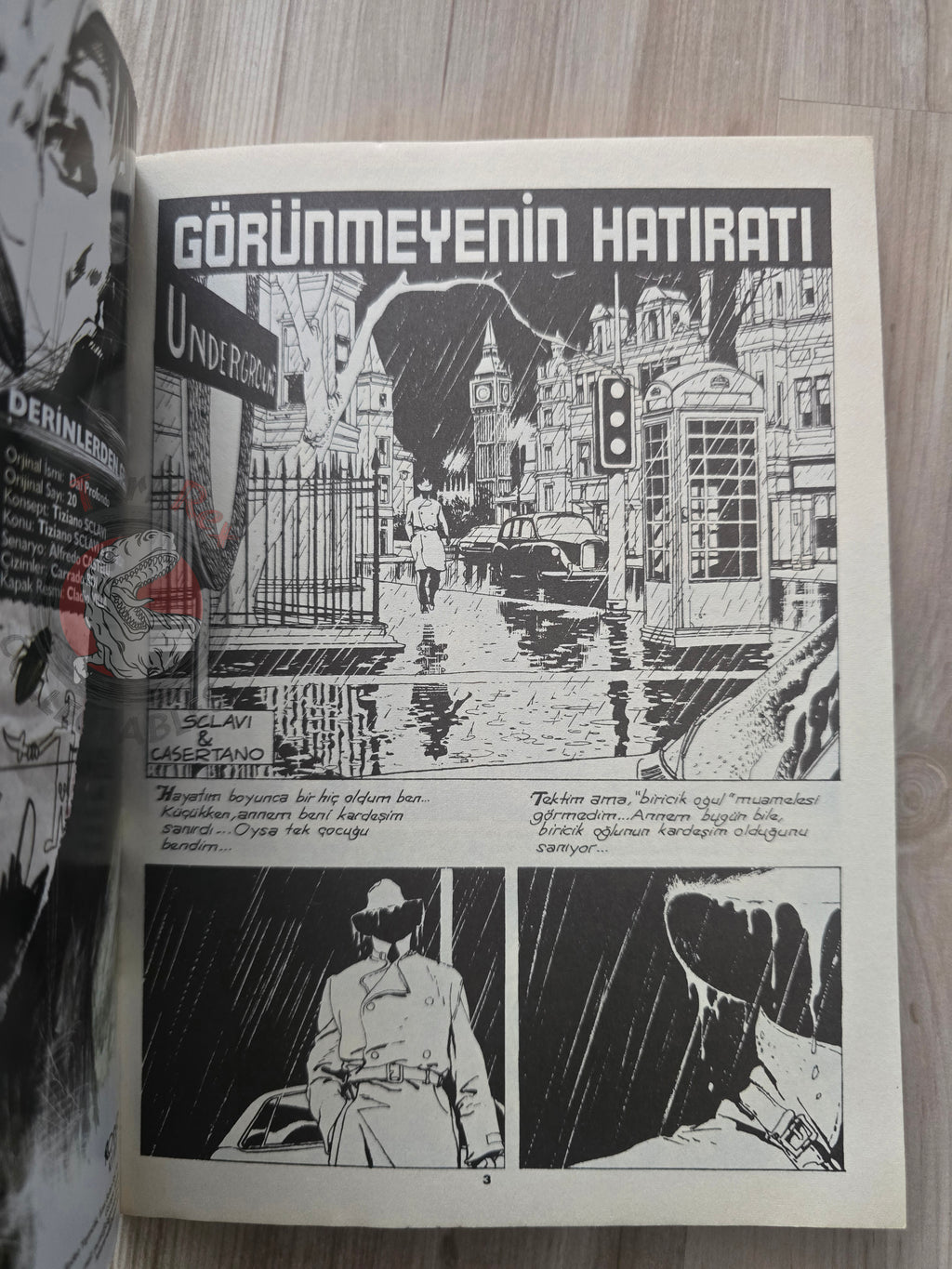Dylan Dog #4 2003 Turkish Comic Turkey Memorie dall’invisibile #19 #20