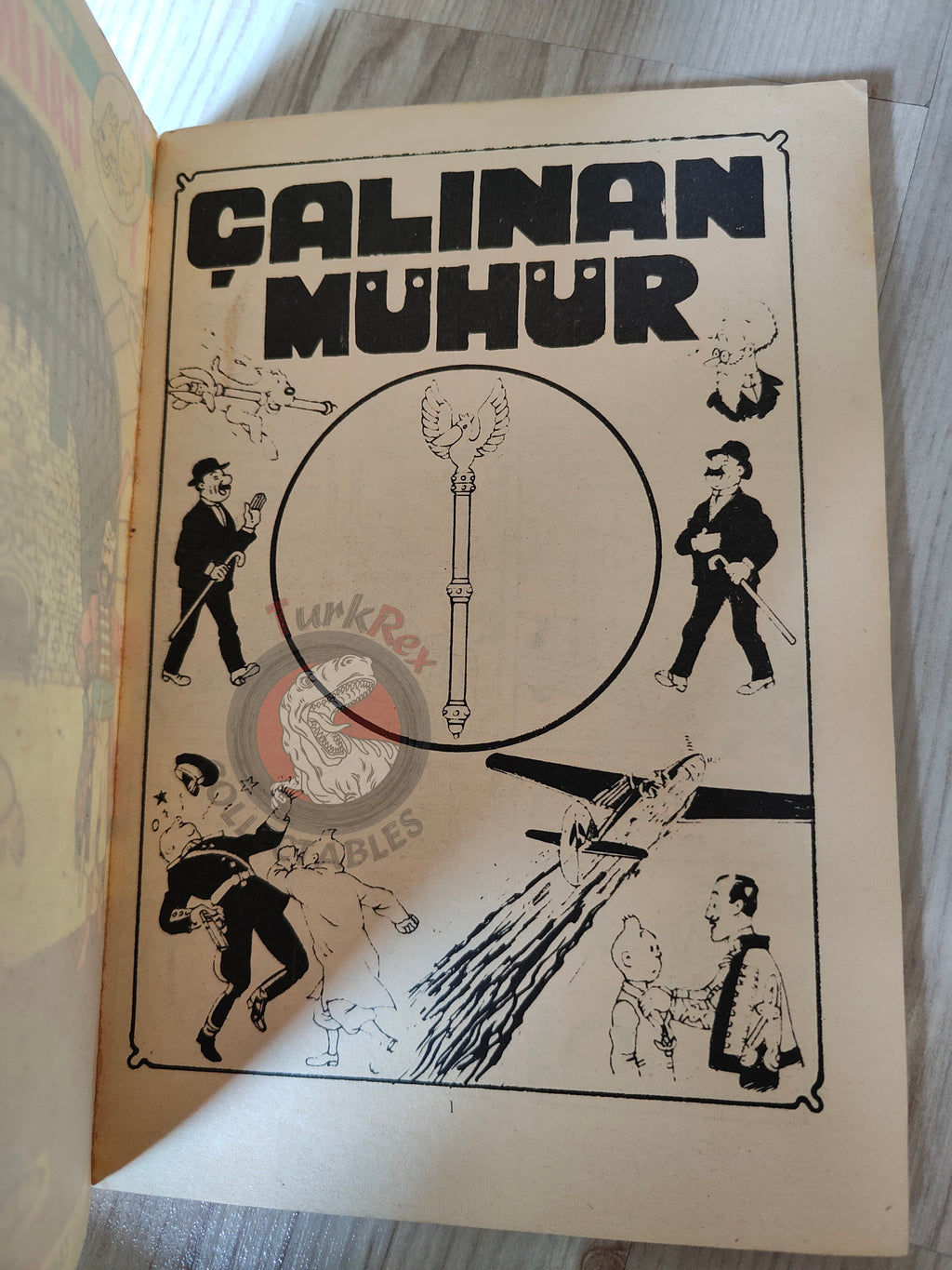 Tintin – King Ottokar's Sceptre early 1980s Turkish Edition Comic Turkey 2