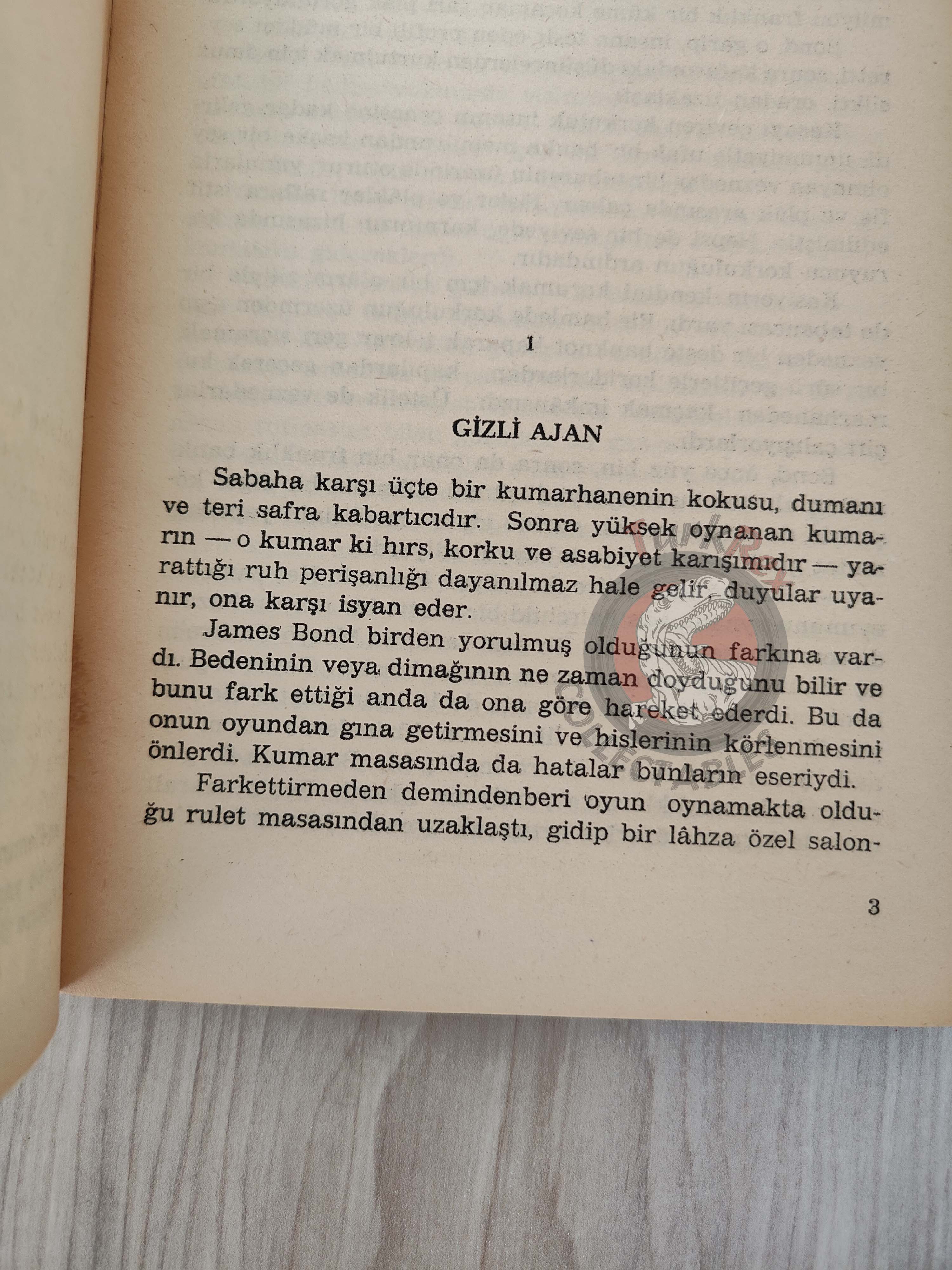 James Bond - Casino Royale 1984 Turkish Book Turkey Ian Fleming