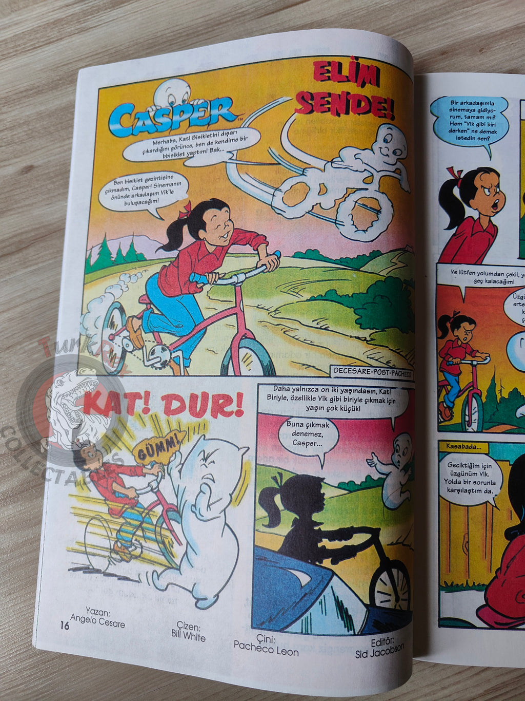 Casper the Friendly Ghost – Issue #6 1996 Turkish Comic Turkey