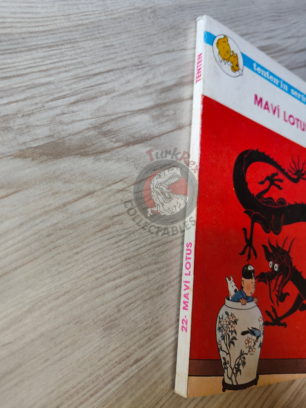 Tintin – The Blue Lotus mid 1980s Turkish Edition Comic Turkey 1