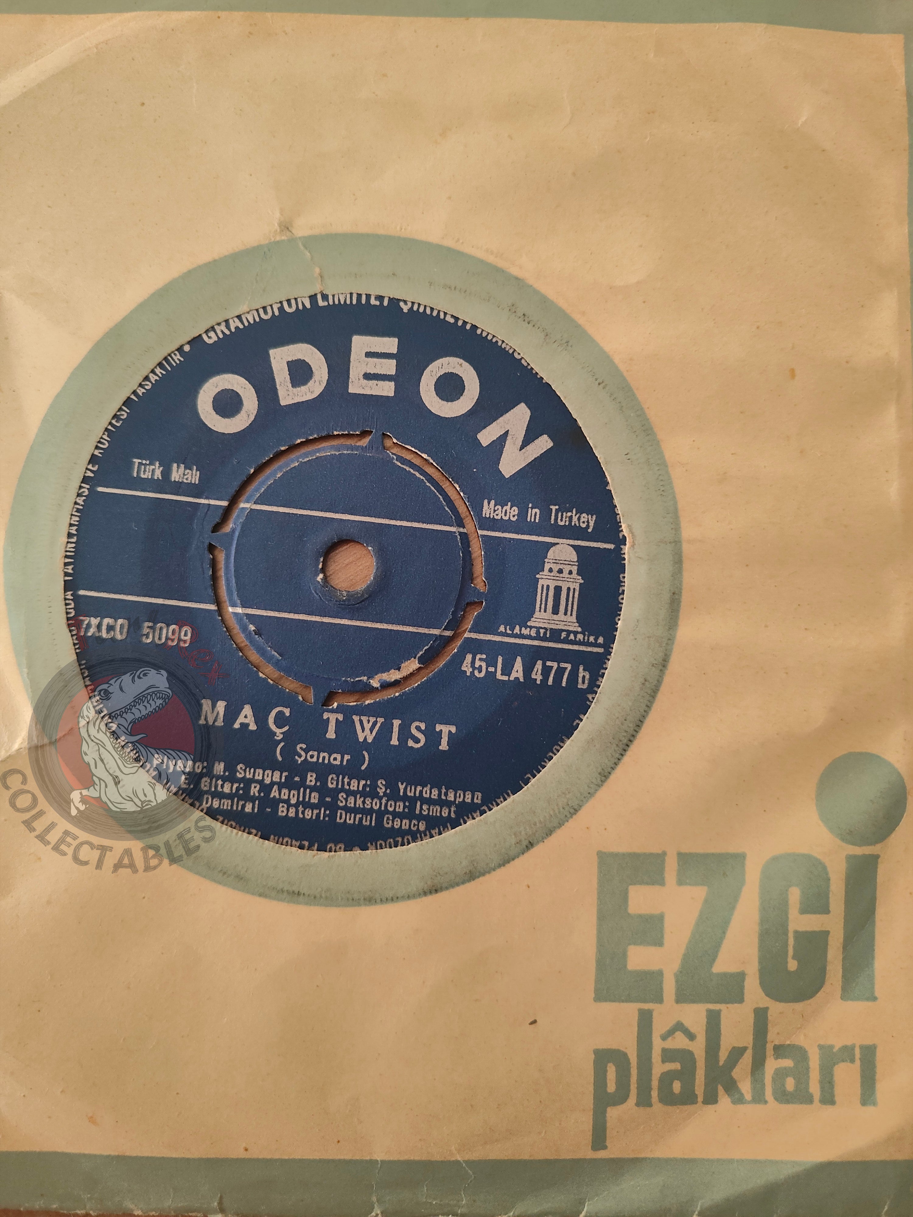 Alpay – Norma Mia / Maç Twist 7" Turkish Pressing Vinyl Turkey Edition