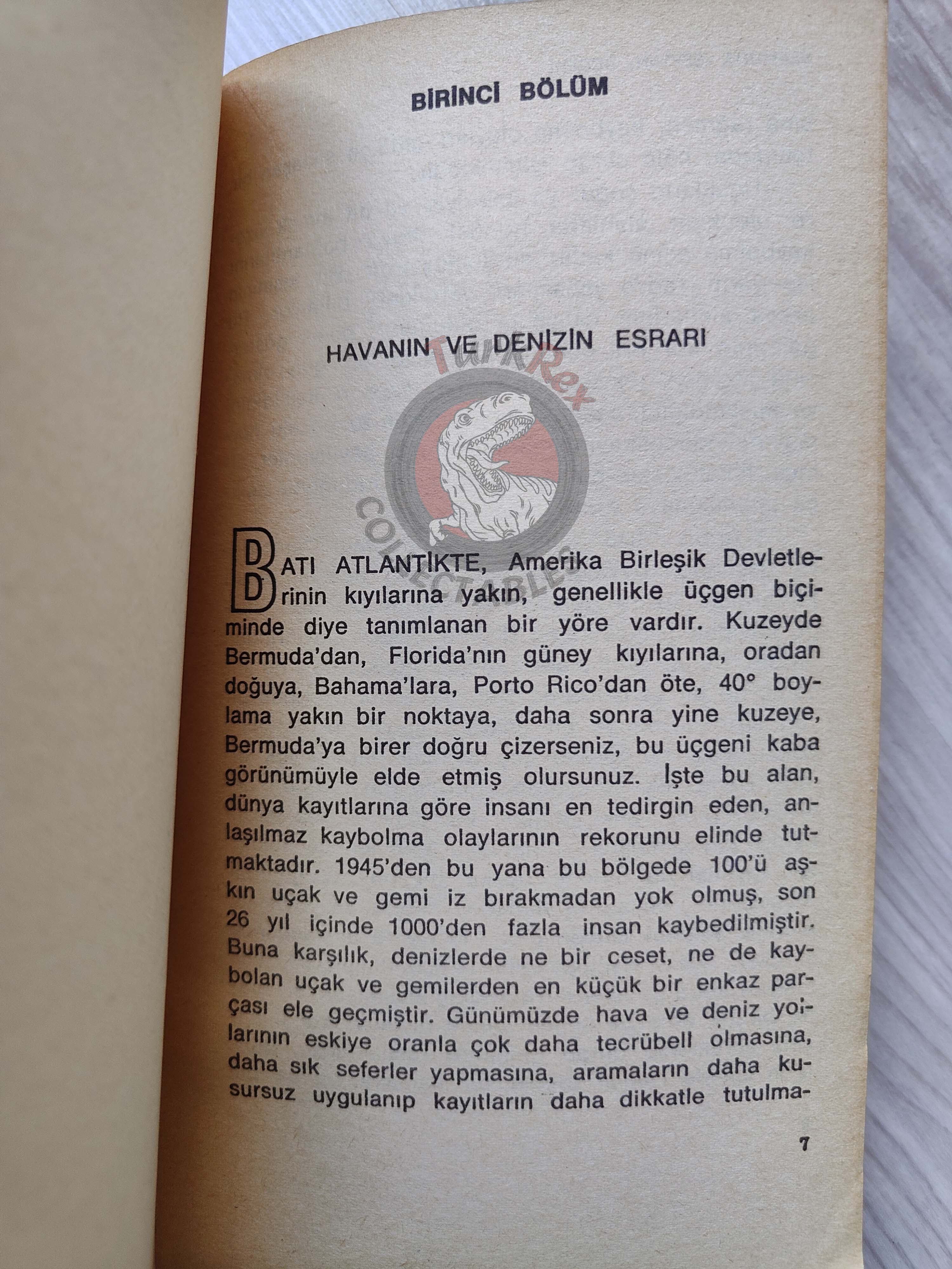 Charles Berlitz – The Bermuda Triangle 1975 Turkish Book Turkey