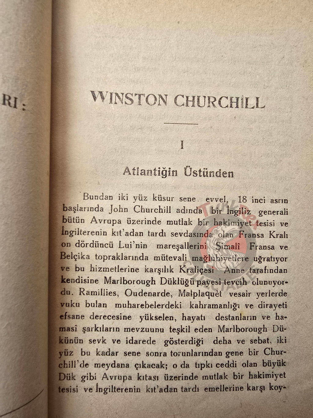 Famous Men of the War Vol 4 1942 Winston Churchill Turkish Book Turkey WW2 World Two