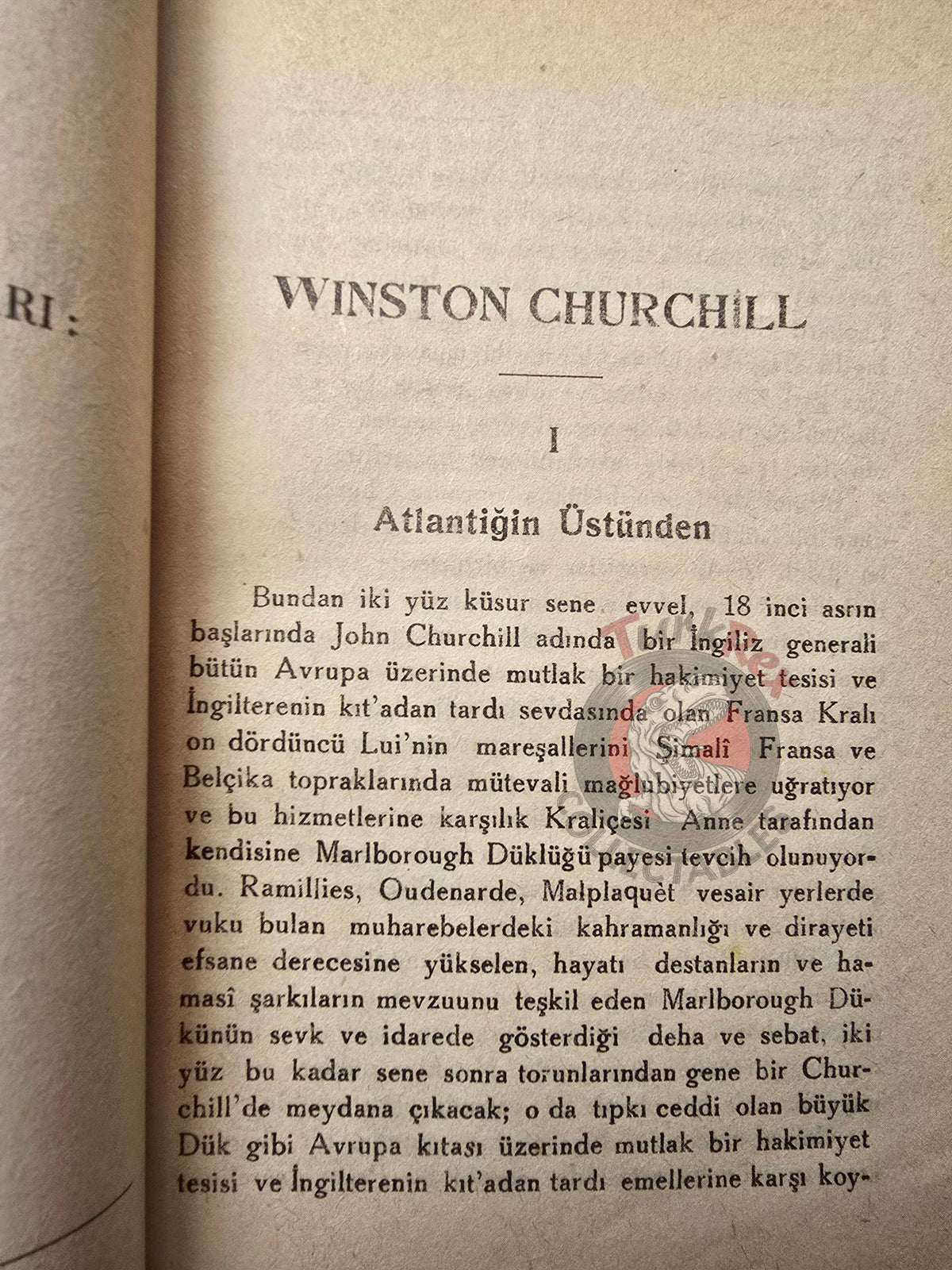 Famous Men of the War Vol 4 1942 Winston Churchill Turkish Book Turkey WW2 World Two
