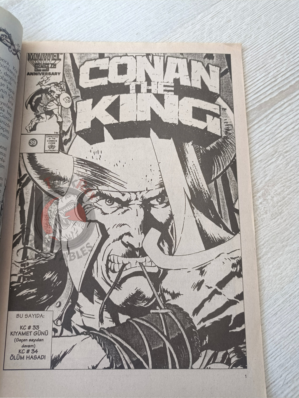 Conan The King #1 2001 Turkish Comic Turkey #33 #34