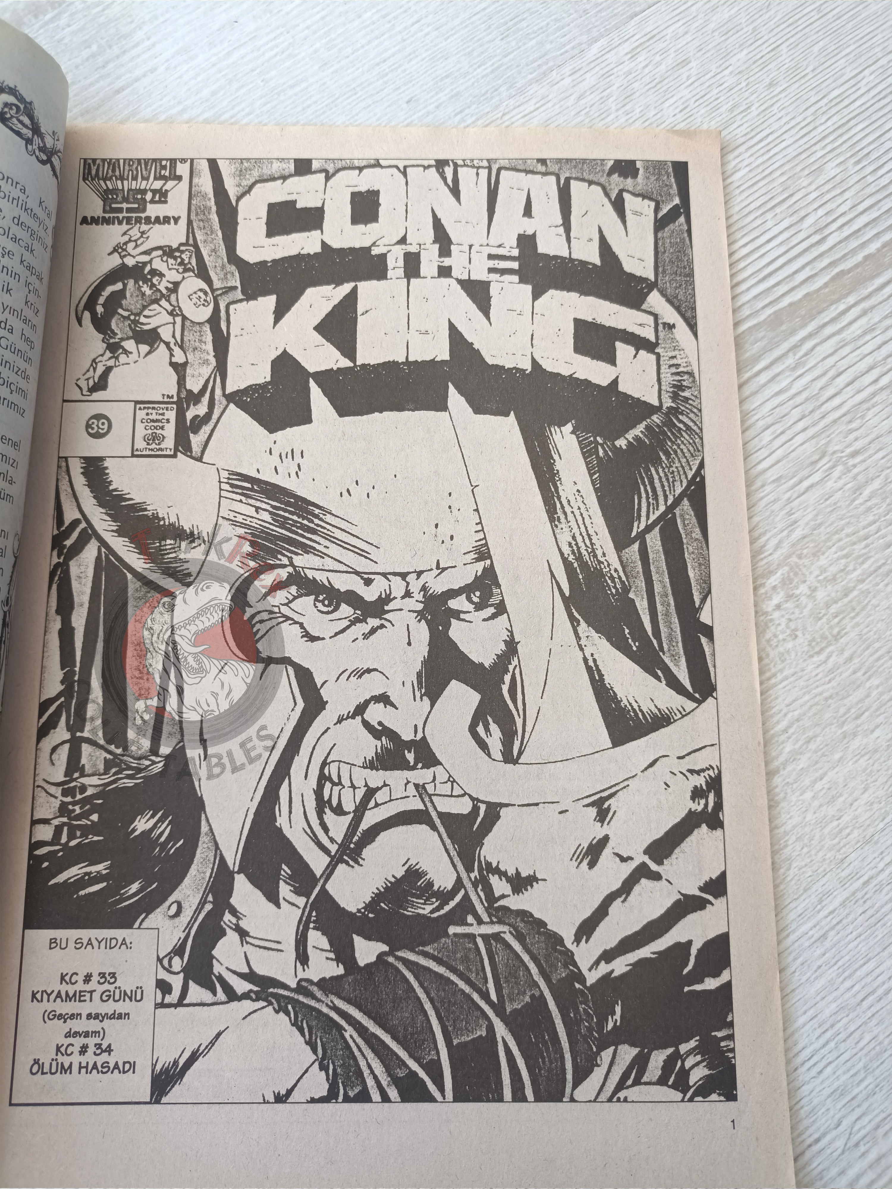 Conan The King #1 2001 Turkish Comic Turkey #33 #34