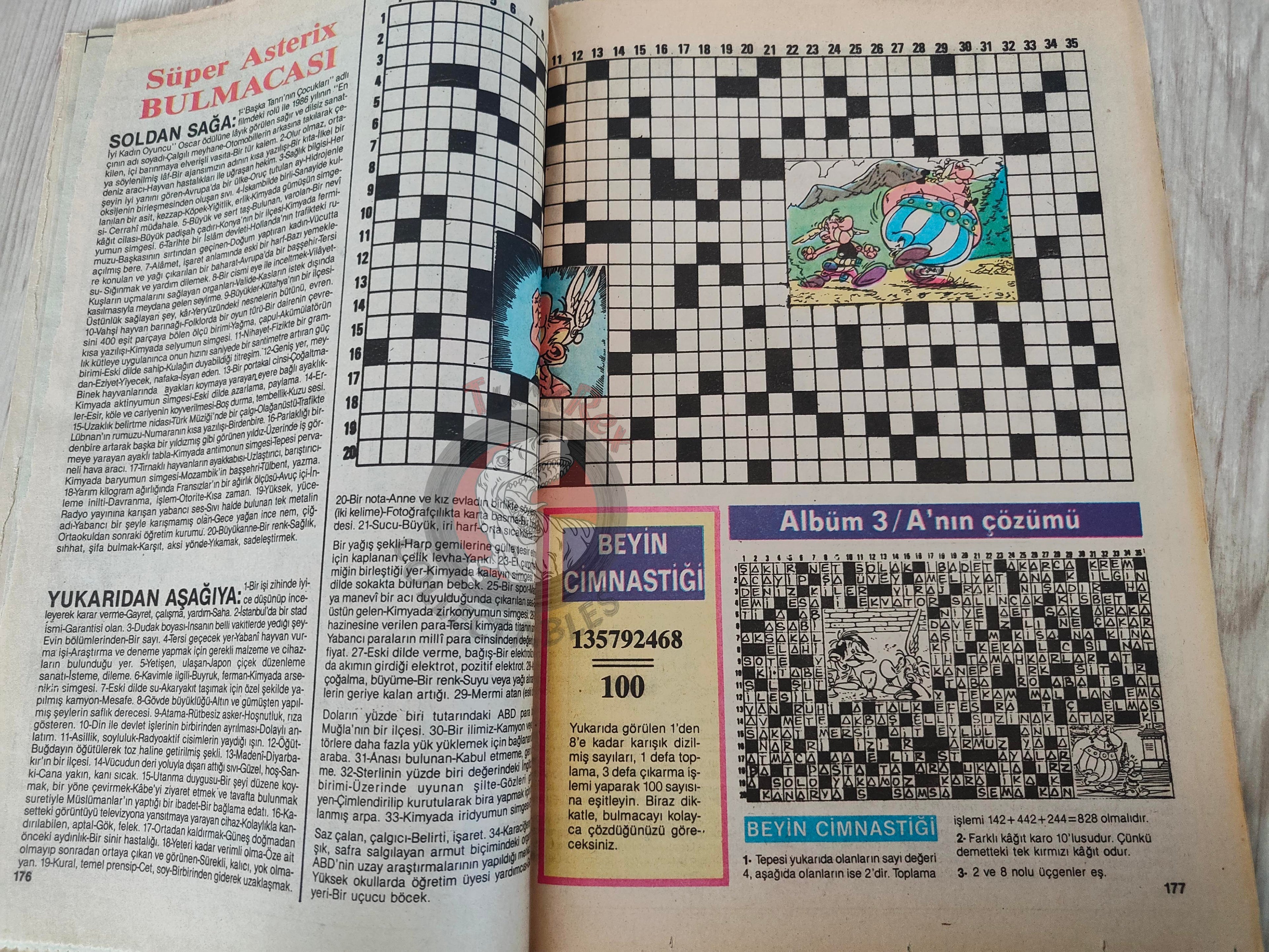 Asterix – Asterix at the Olympic Games early 90s Turkish Edition Comic Turkey