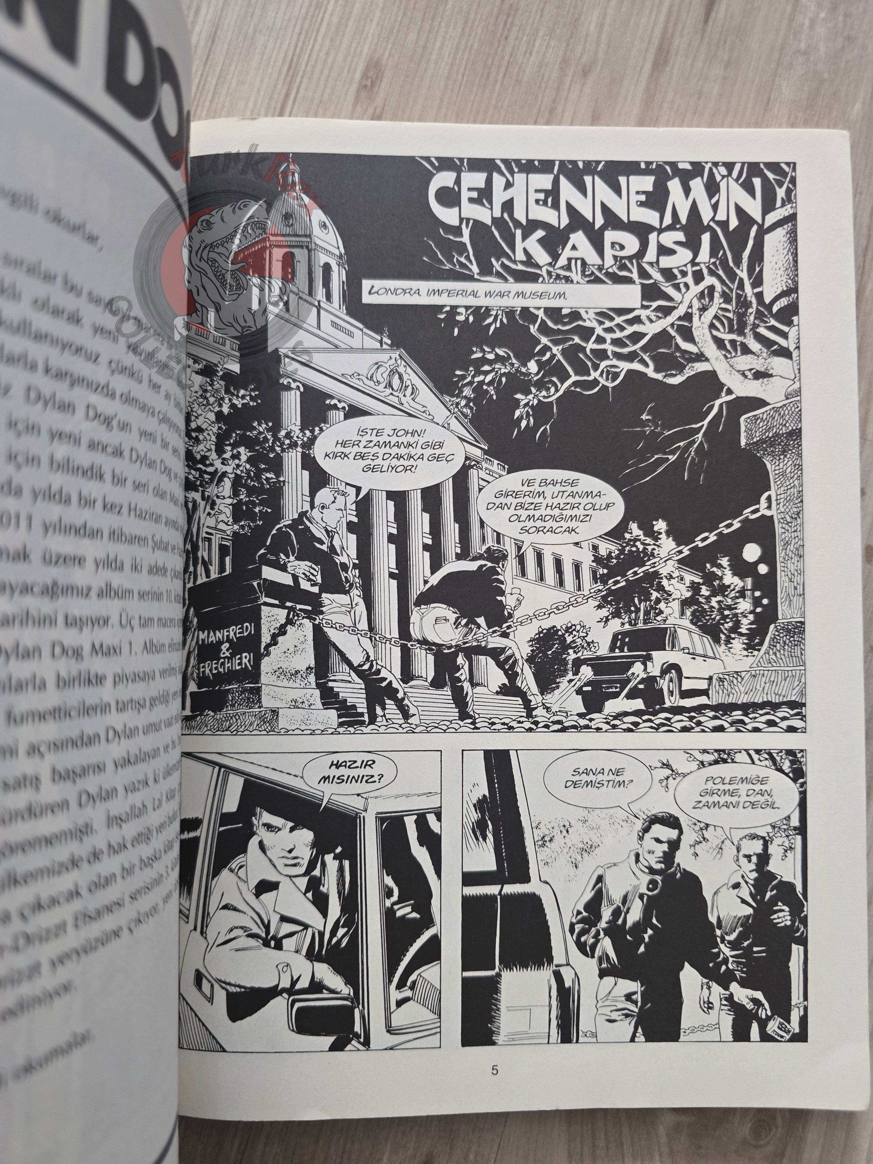 Dylan Dog #3 2015 Turkish Comic Turkey #101 La porta dell’Inferno