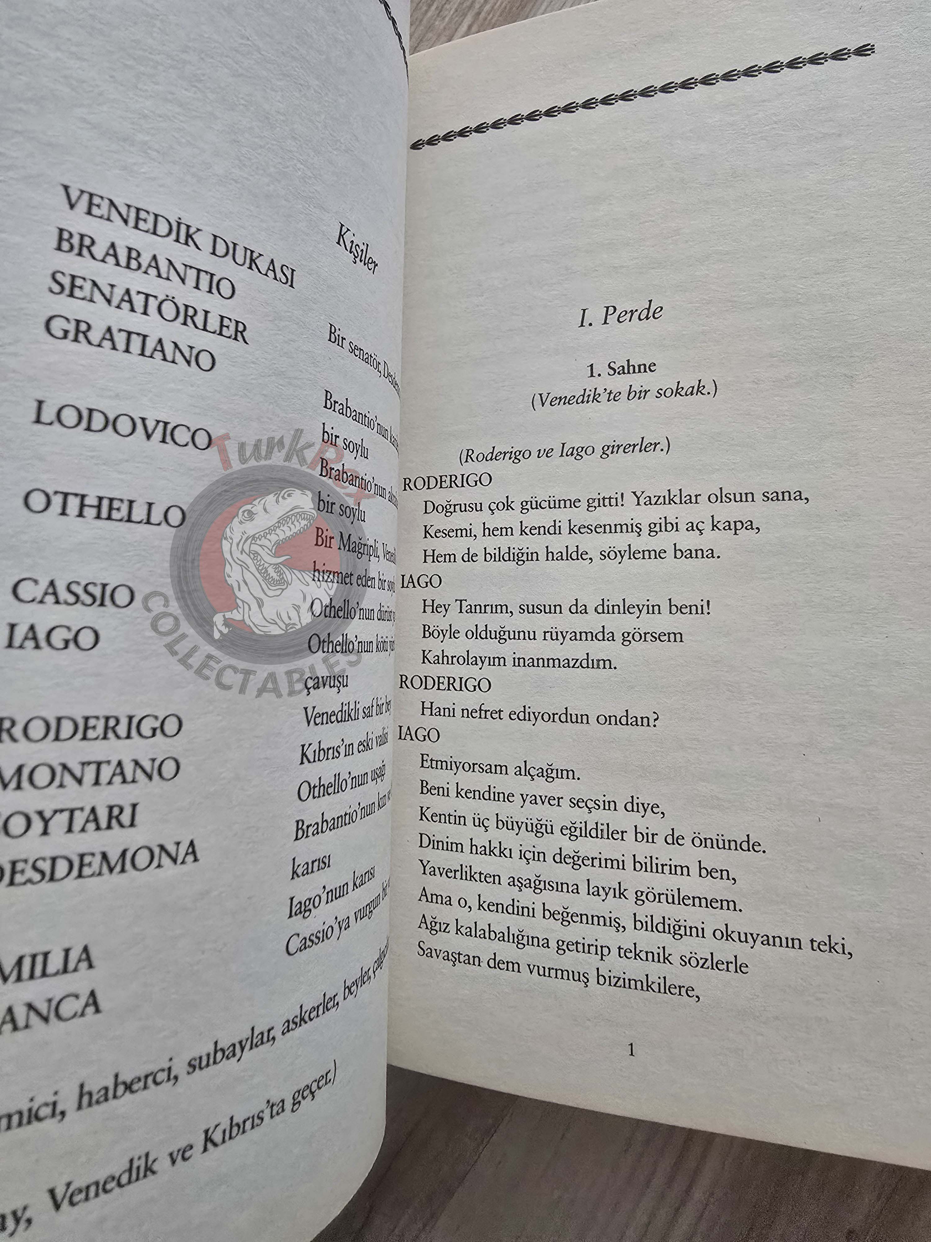 William Shakespeare – Othello 2009 Turkish Book Turkey