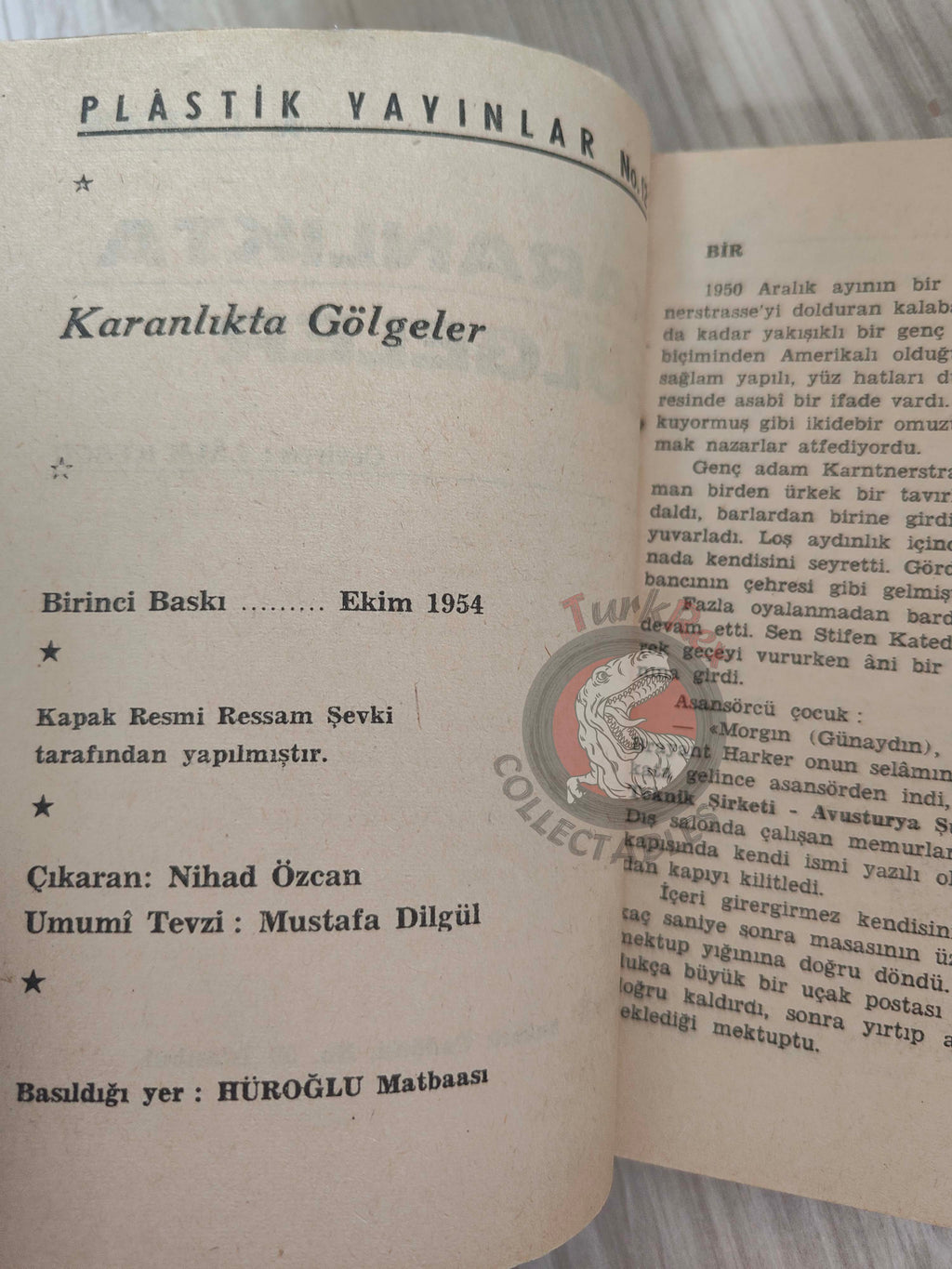 A. J. Cronin – L’Aventure de Bryan Harker 1954 1st Turkish Book Turkey