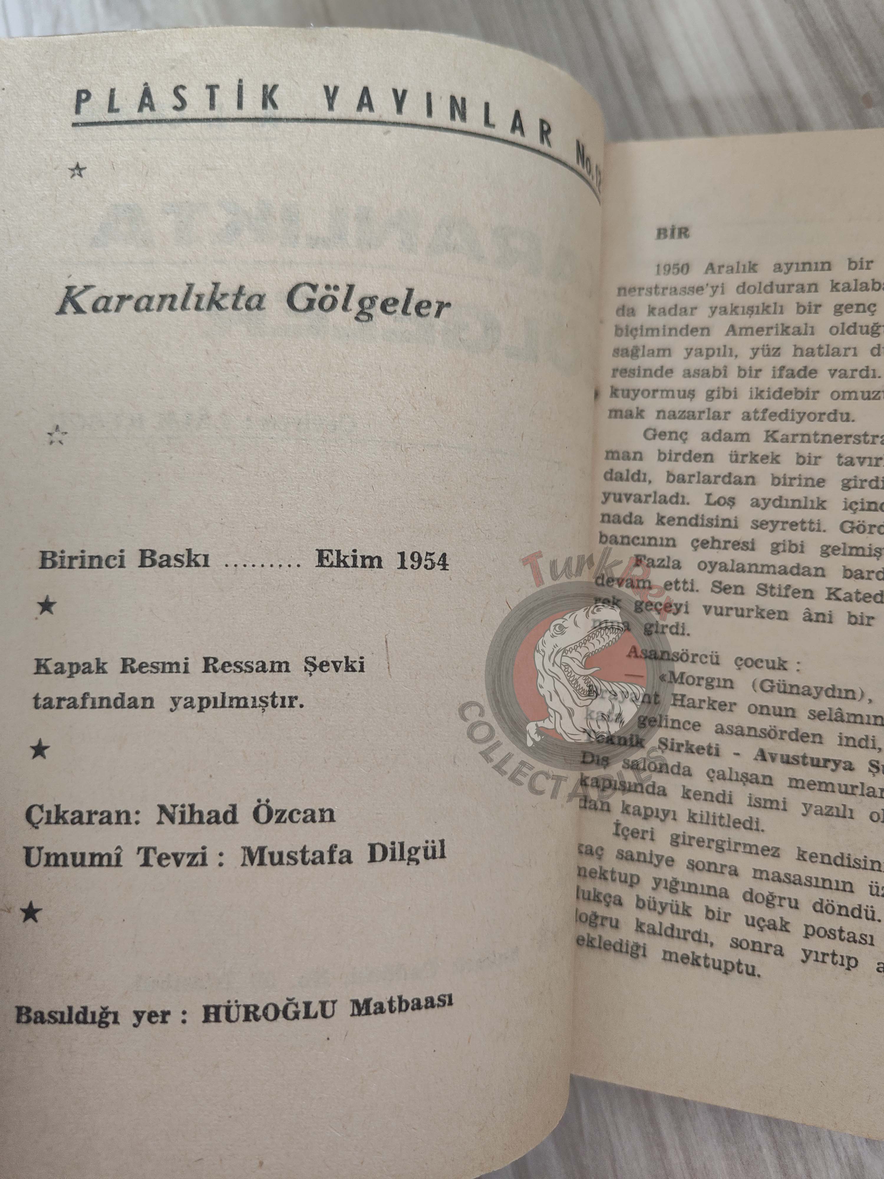 A. J. Cronin – L’Aventure de Bryan Harker 1954 1st Turkish Book Turkey