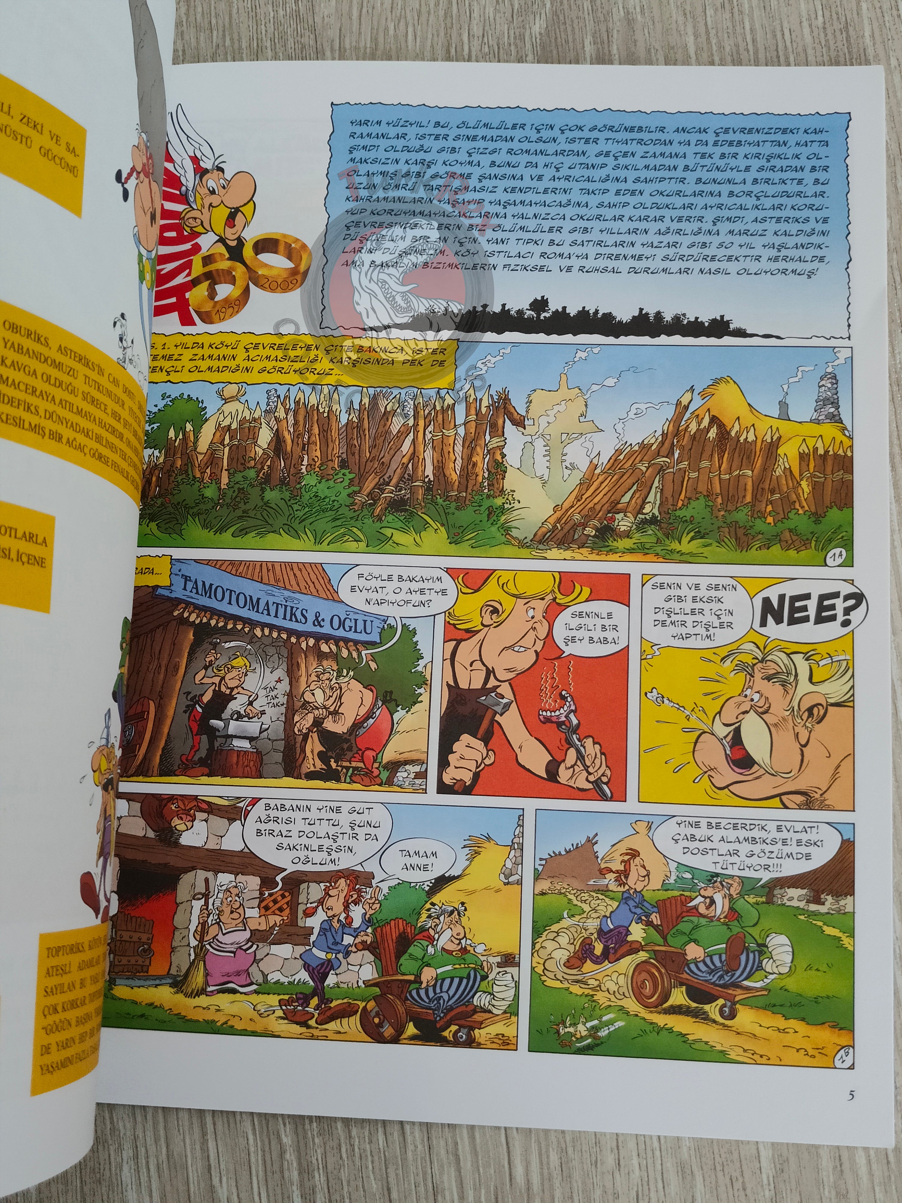 Asterix – Asterix and Obelix’s Birthday 2011 1st Edition Turkish Edition Comic Turkey