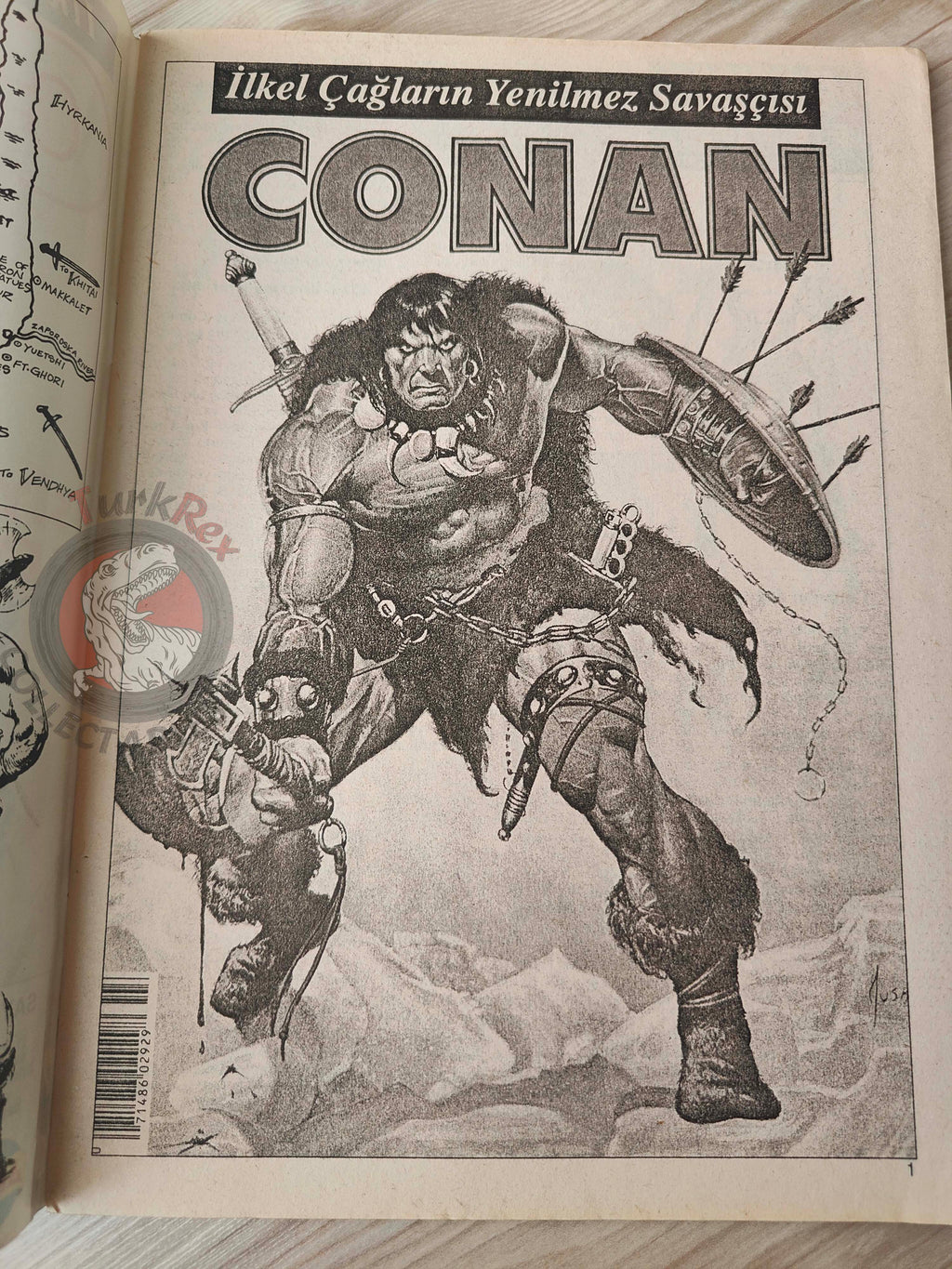 Conan #2 The Savage Sword of Conan #2 #3 Turkish Comic Turkey