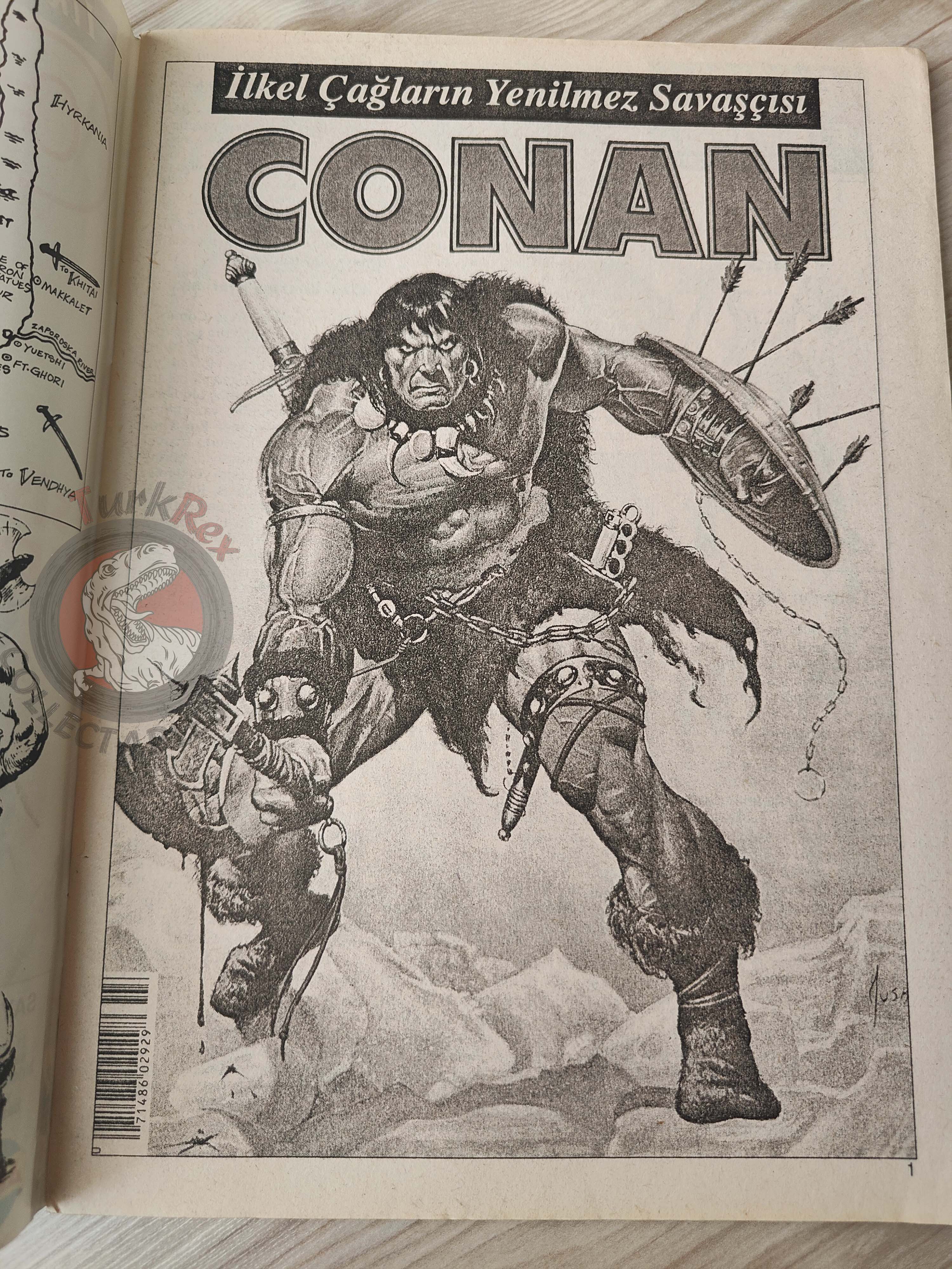Conan #2 The Savage Sword of Conan #2 #3 Turkish Comic Turkey