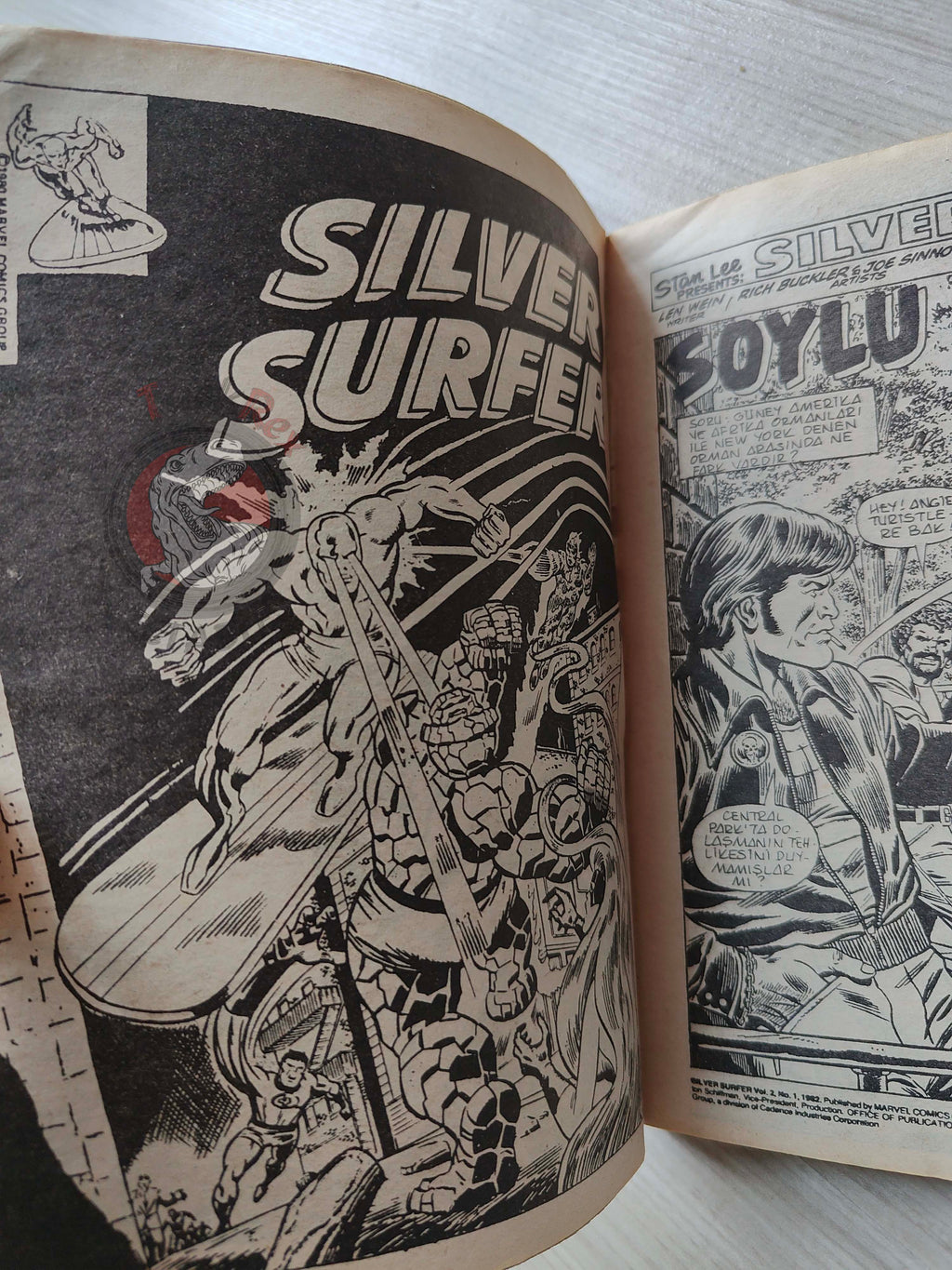 Silver Surfer Vol #5 1989 Turkish Comic Turkey Fantastic Four #155 #156 #157 Hulk #250