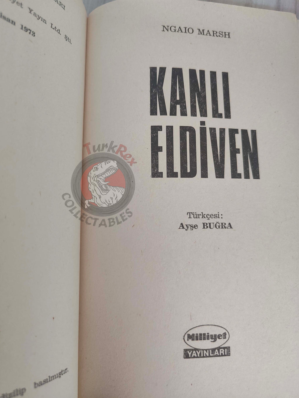 Ngaio Marsh – Hand in Glove 1973 1st Turkish Book Turkey