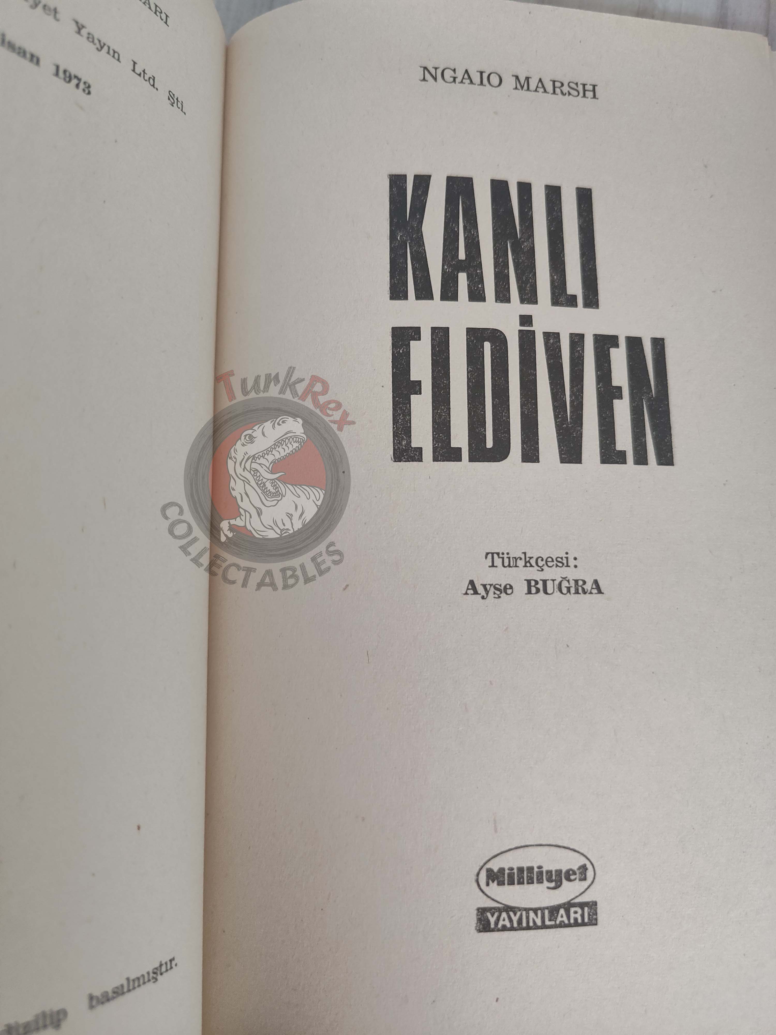 Ngaio Marsh – Hand in Glove 1973 1st Turkish Book Turkey