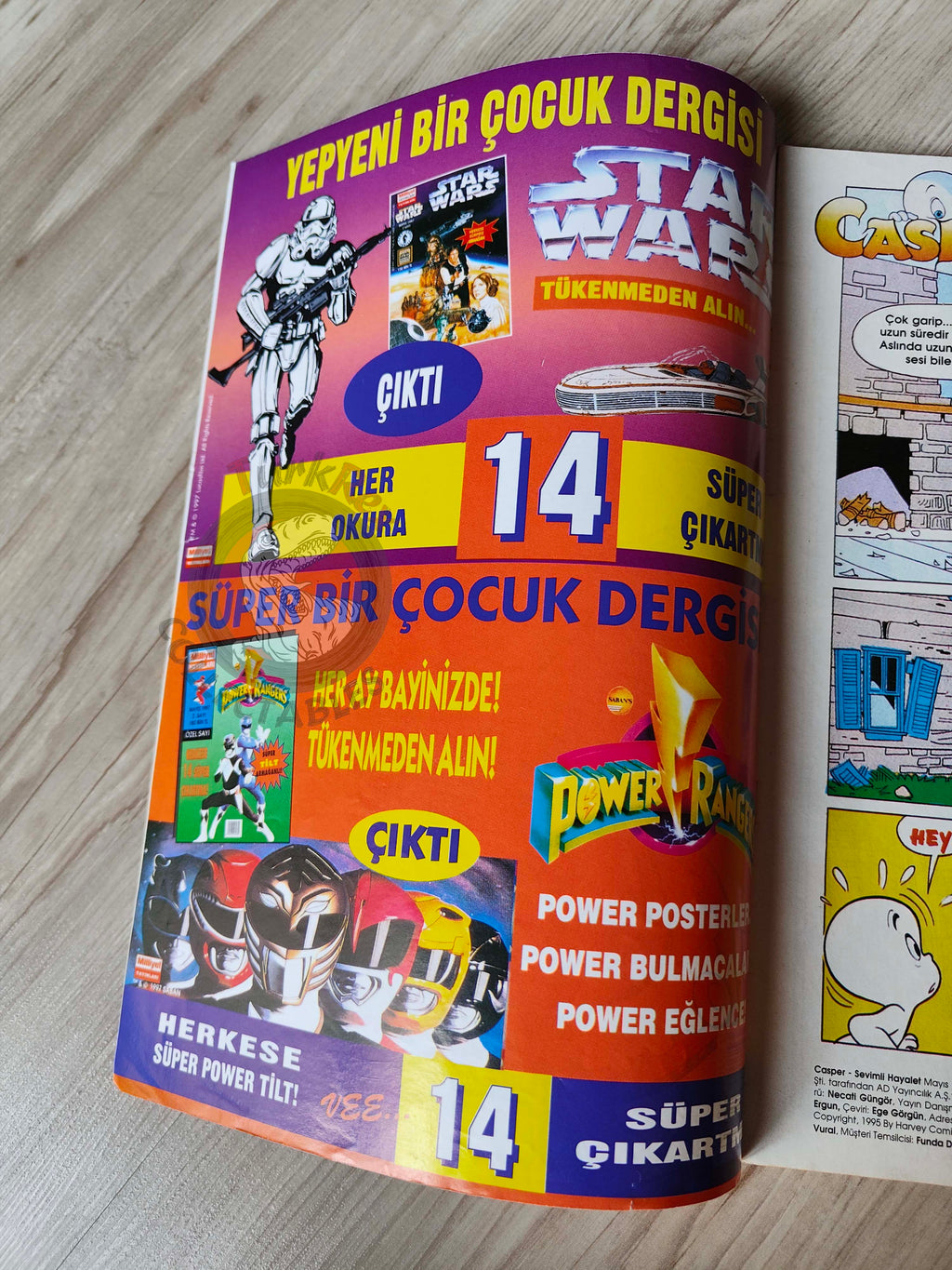 Casper the Friendly Ghost Magazine – Issue #21 1997 Turkish Comic Turkey