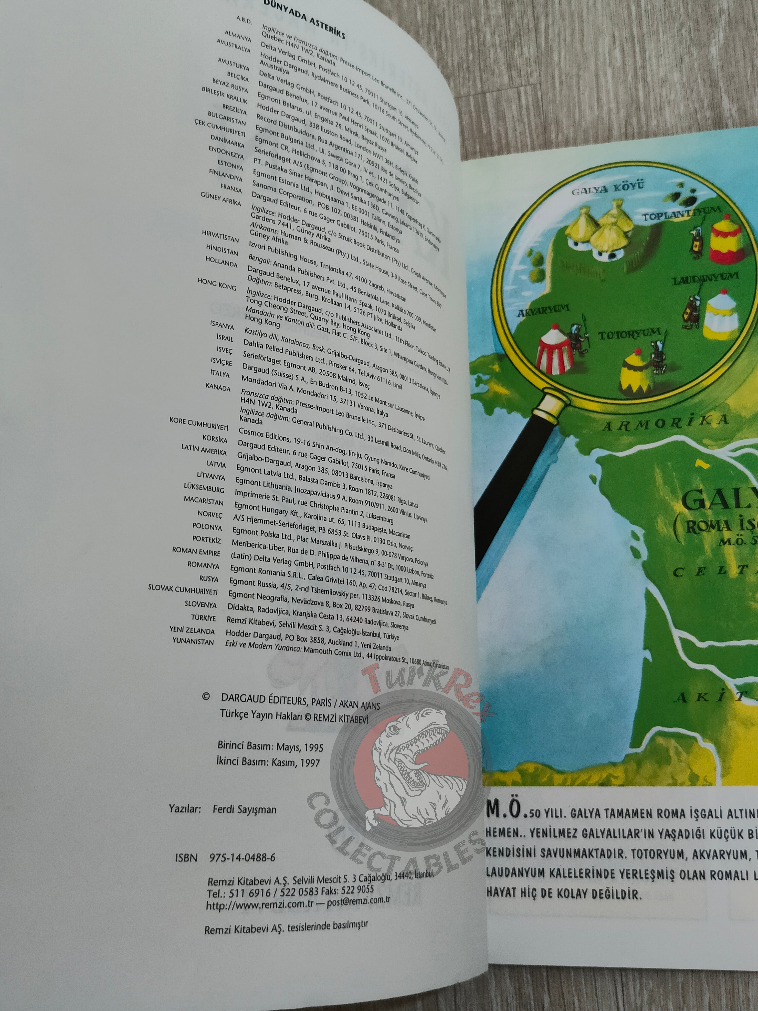 Asterix – Asterix and the Soothsayer 1997 Turkish Edition Comic Turkey