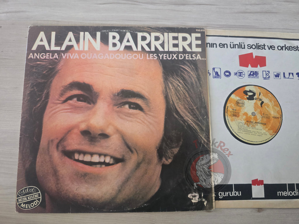 Alain Barrière – Alain Barrière Turkish Club Pressing Vinyl Turkey Edition