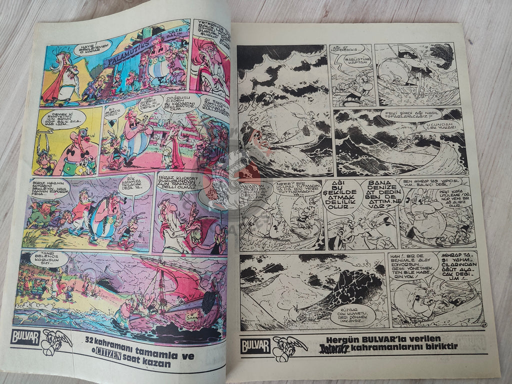 Asterix –  Asterix and the Great Crossing 1986 Turkish Edition Comic Turkey 2