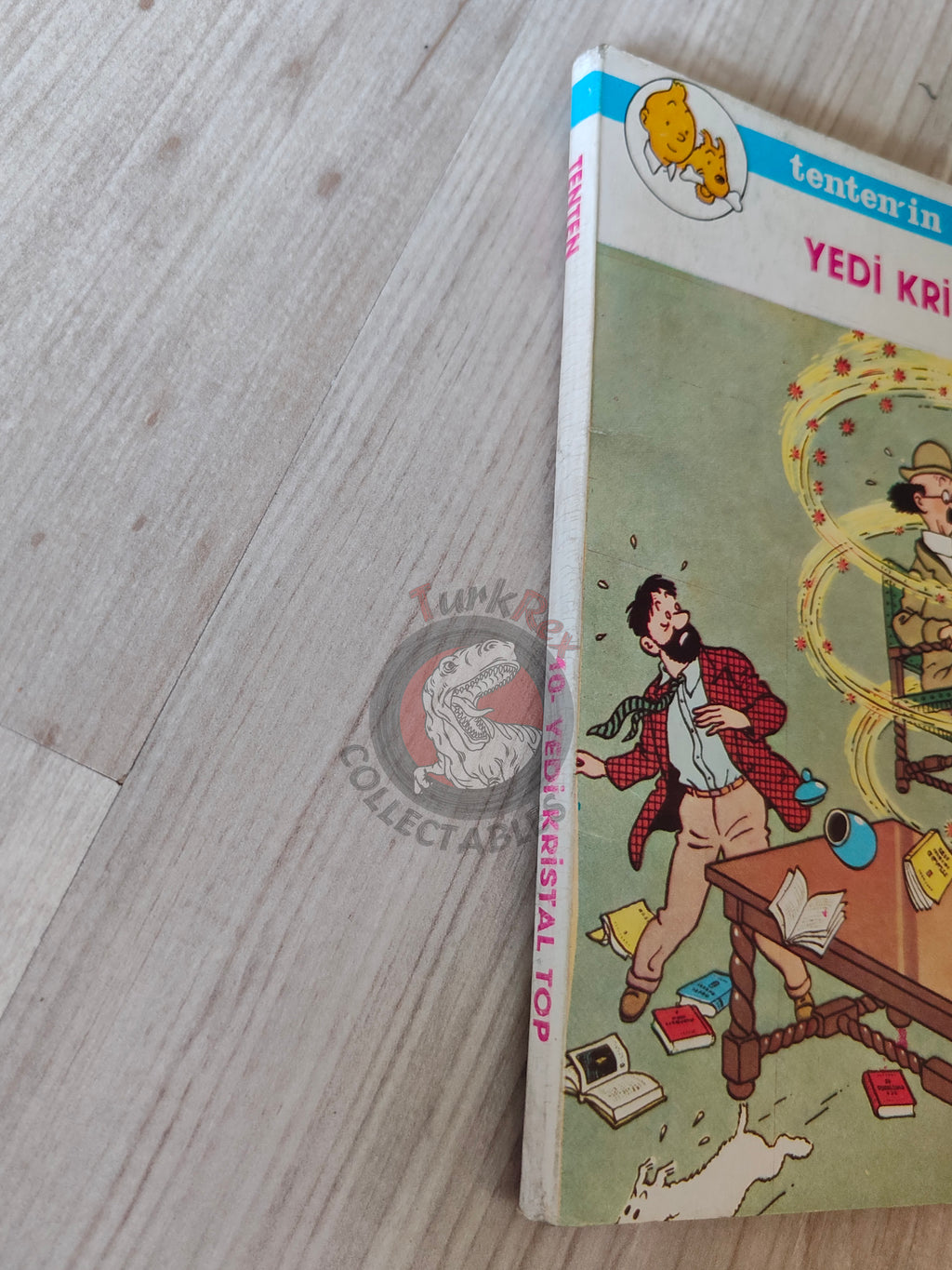 Tintin – The Seven Crystal Balls mid 1980s Turkish Edition Comic Turkey 2