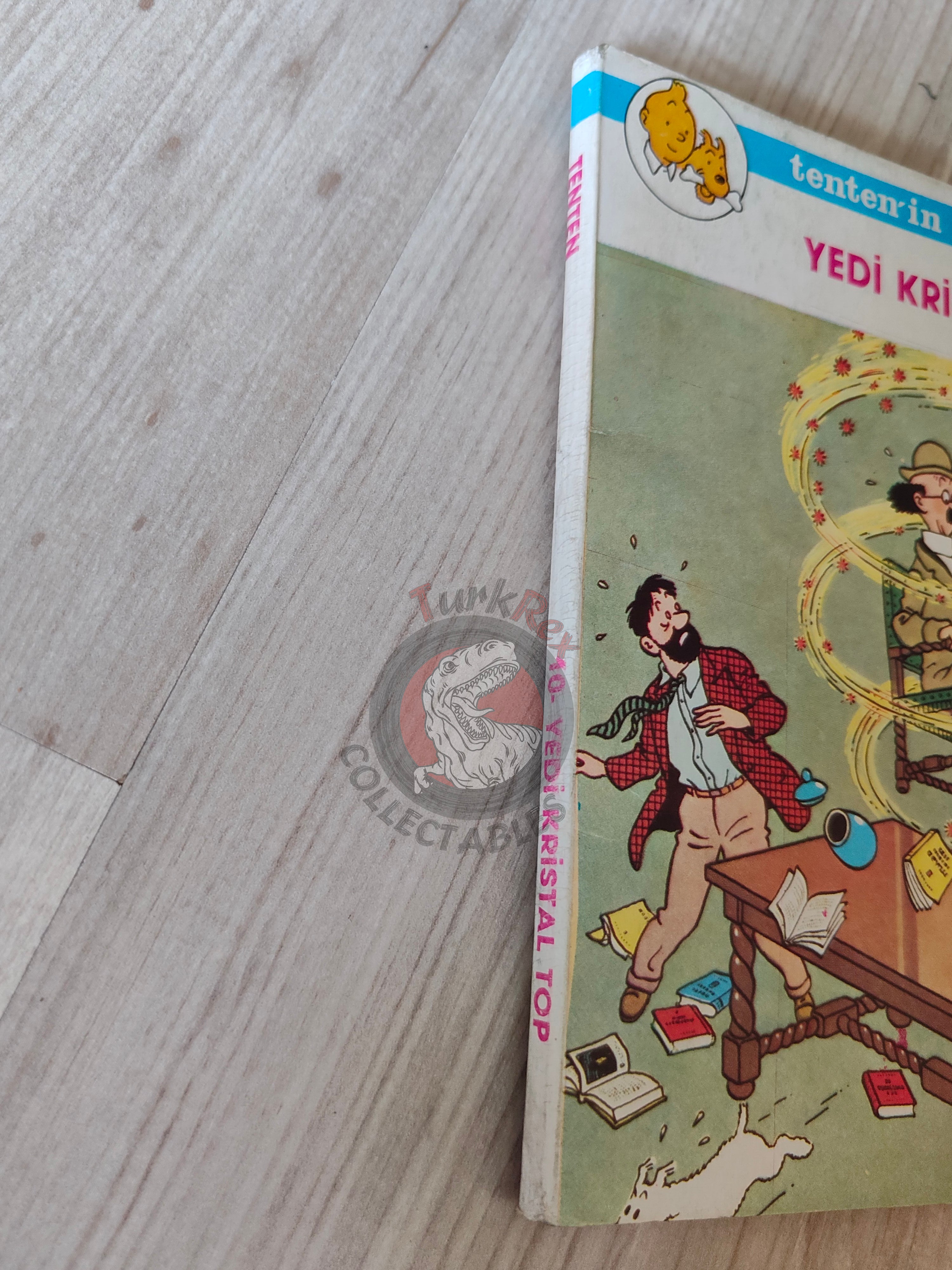 Tintin – The Seven Crystal Balls mid 1980s Turkish Edition Comic Turkey 2