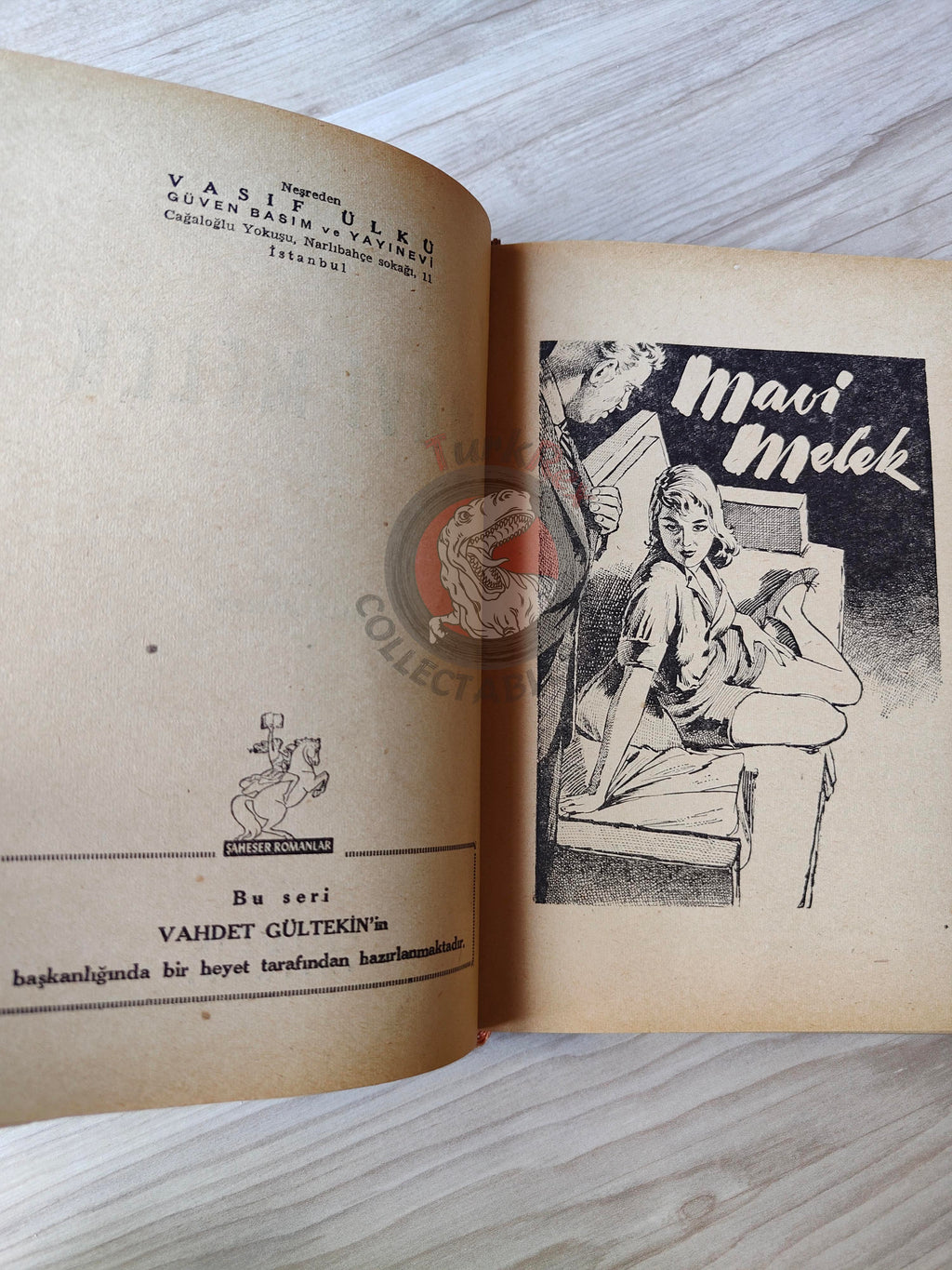 Heinrich Mann – The Blue Angel 1960 1st HC/DJ Turkish Book Turkey