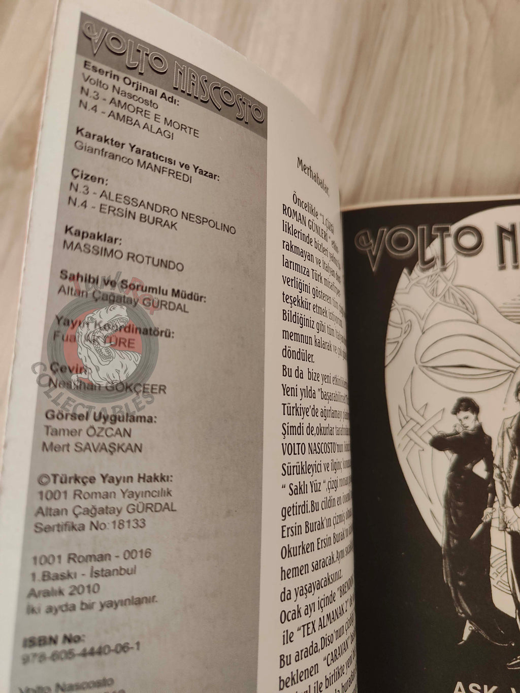 Volto Nascosto Vol #2 Amore e morte Turkish Comic Turkey Bonelli #3 #4