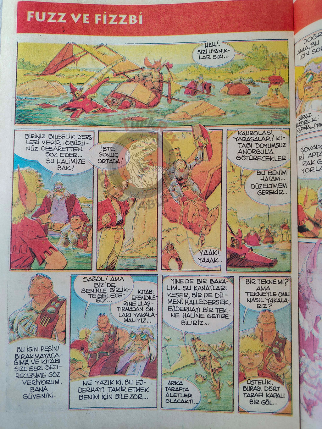 Fuzz et Fizzbi #3 1990s Turkish Comic Turkey Newspaper Giveaway